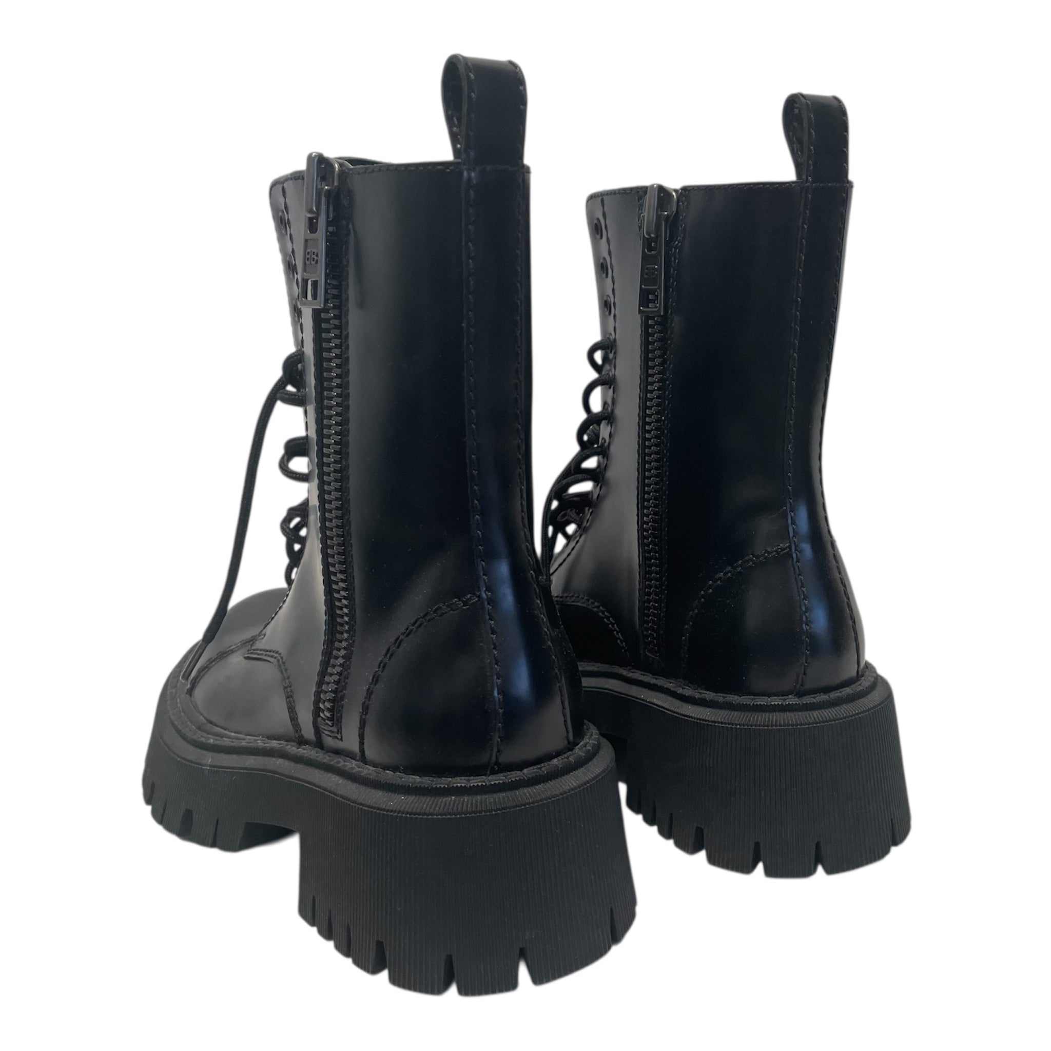 BALENCIAGA/Boots/EU 35/Leather/BLK/Tractor Boots view 2