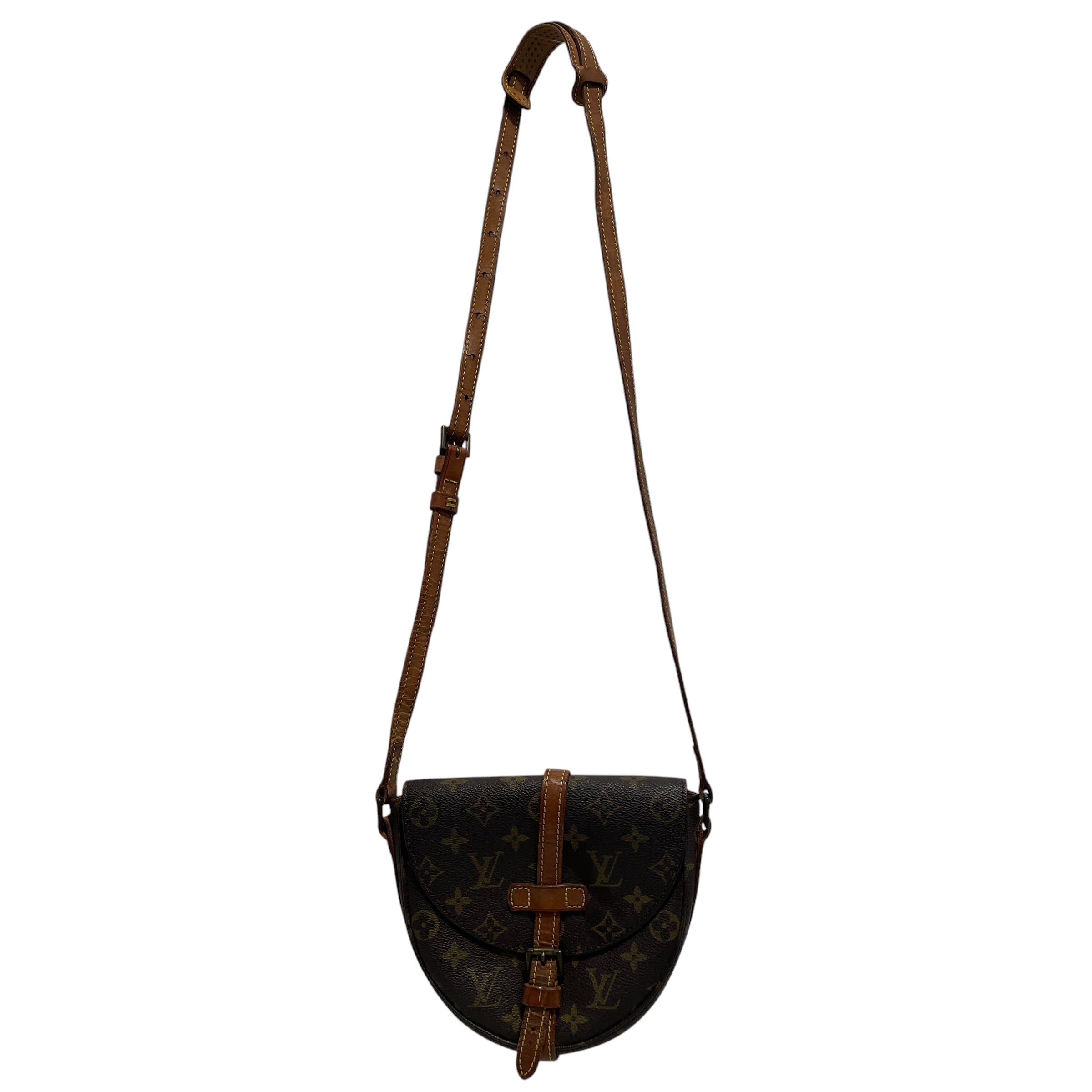 LOUIS VUITTON/Cross Body Bag/Monogram/Leather/BRW/Chantilly Pm view 1