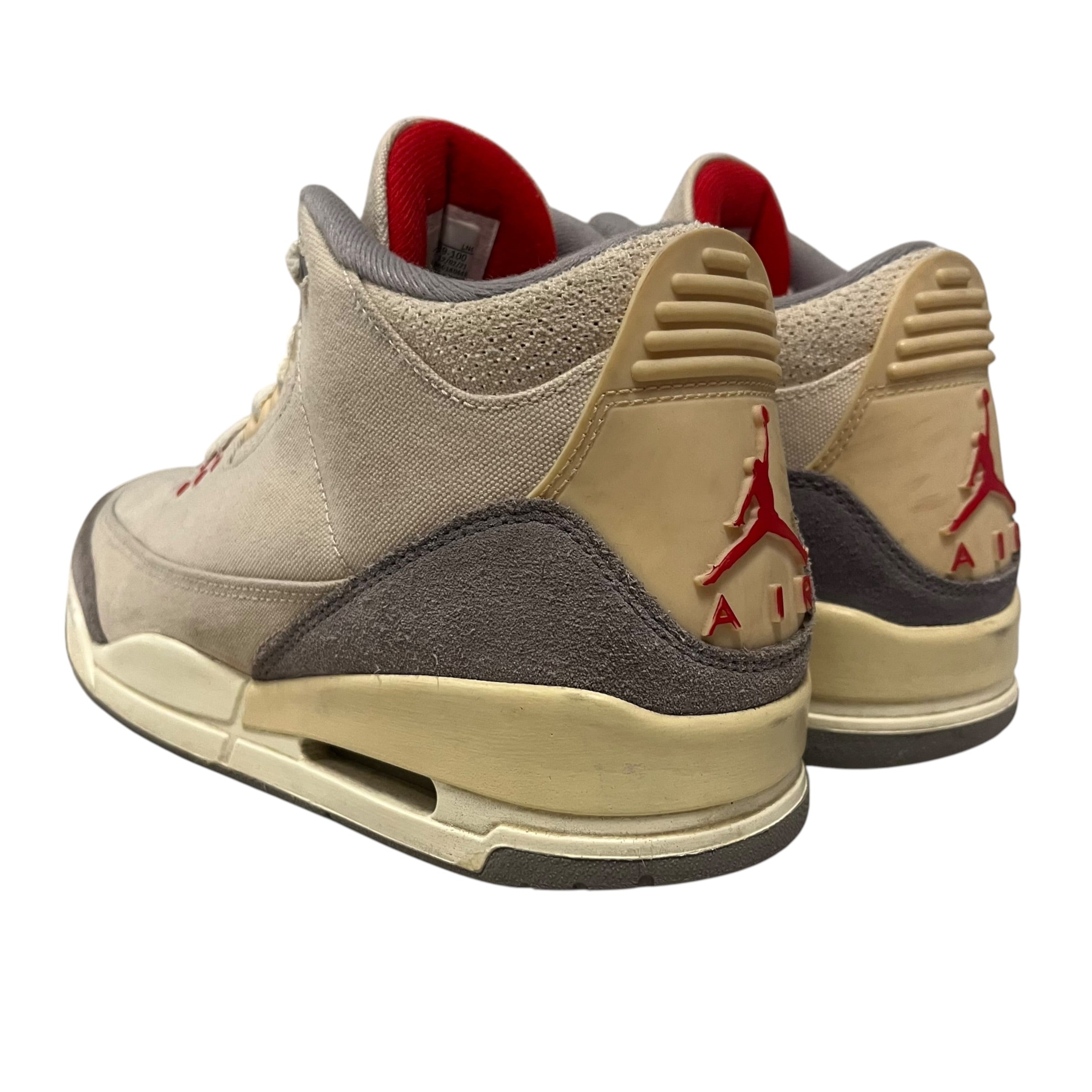 JORDAN BRAND/Low-Sneakers/US 9/CRM/3 muslin view 2