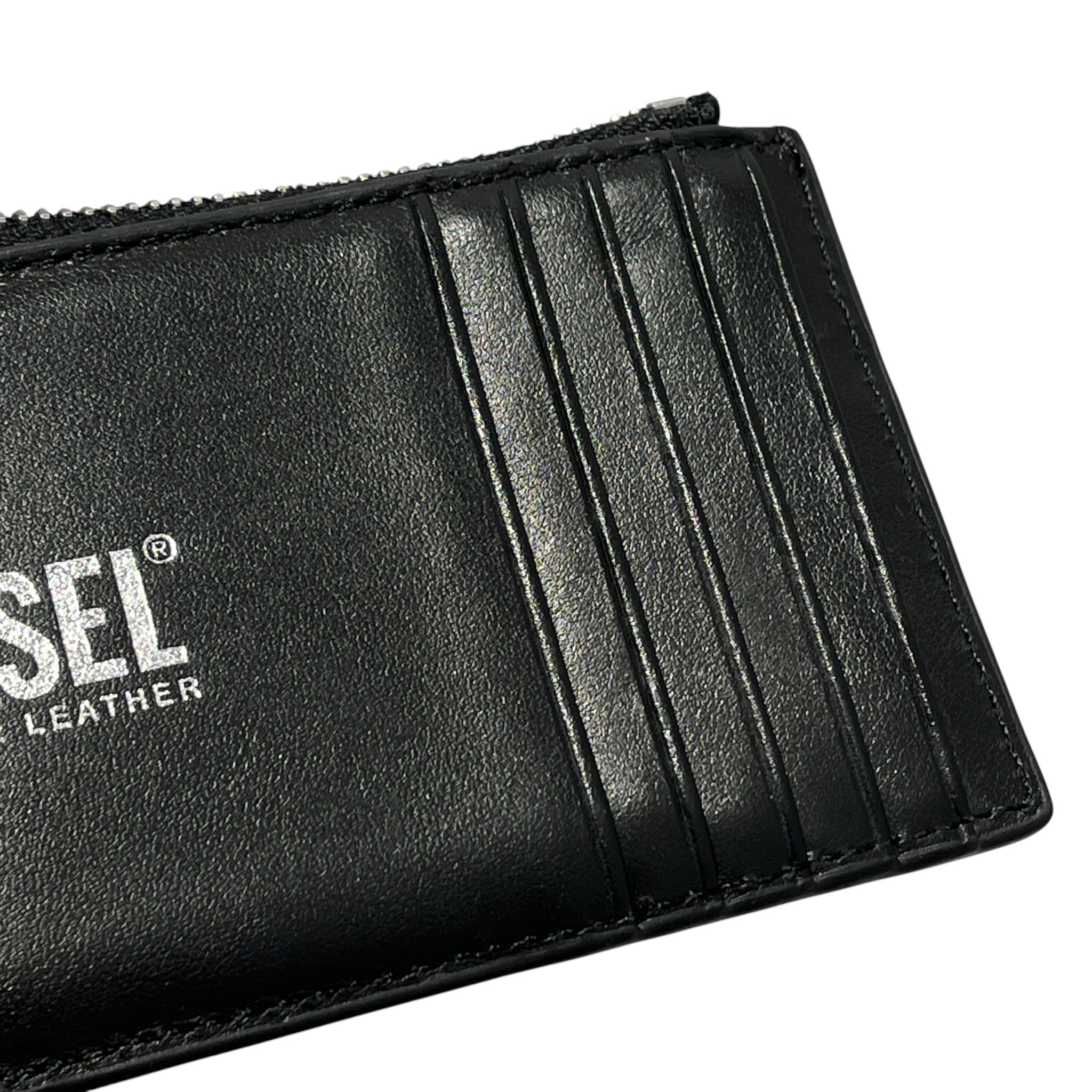 DIESEL/Card Case/Leather/BLK/CARD HOLDER WITH SILVER LOGO view 9