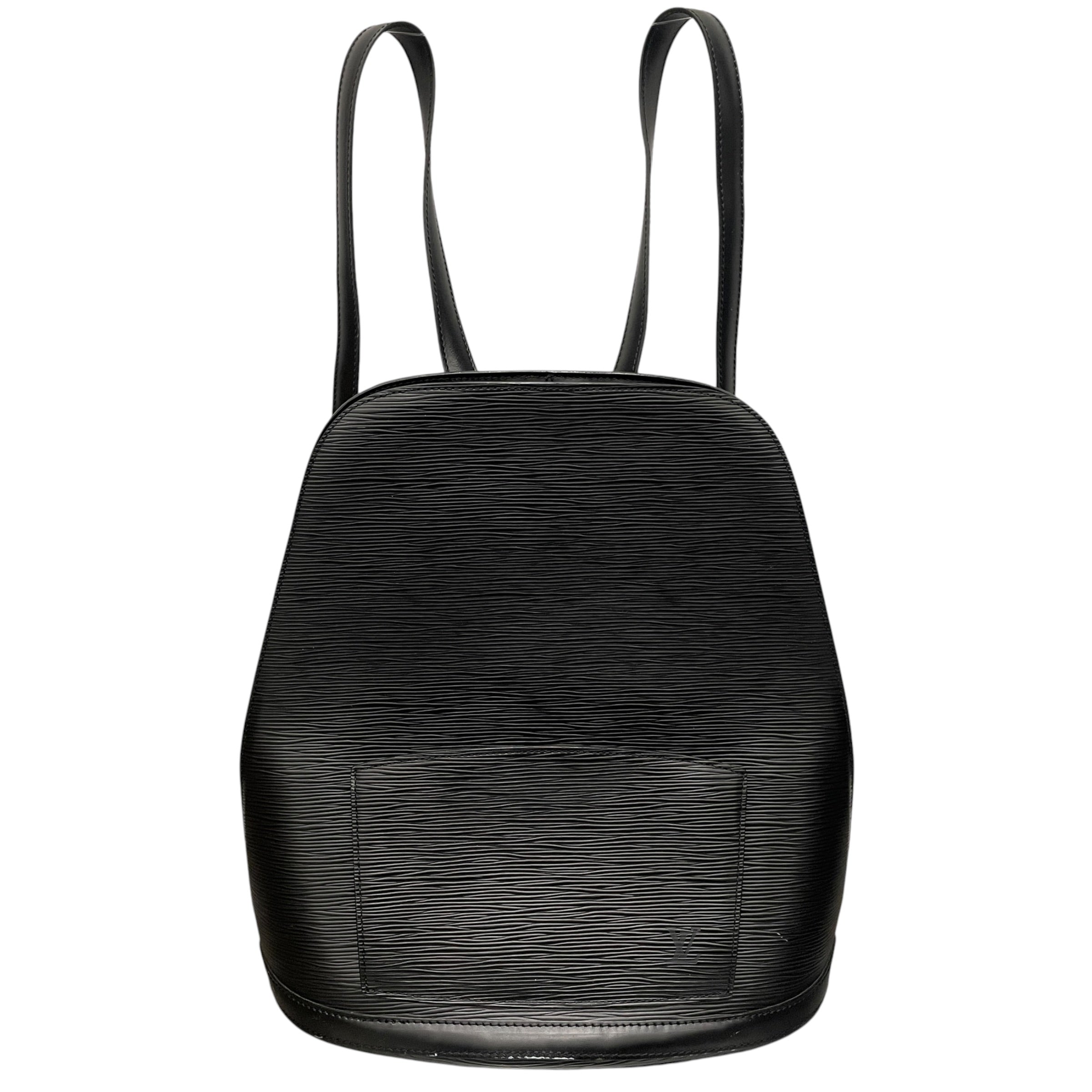 LOUIS VUITTON/Backpack/Leather/BLK/EPI GOBELINS VTG view 1