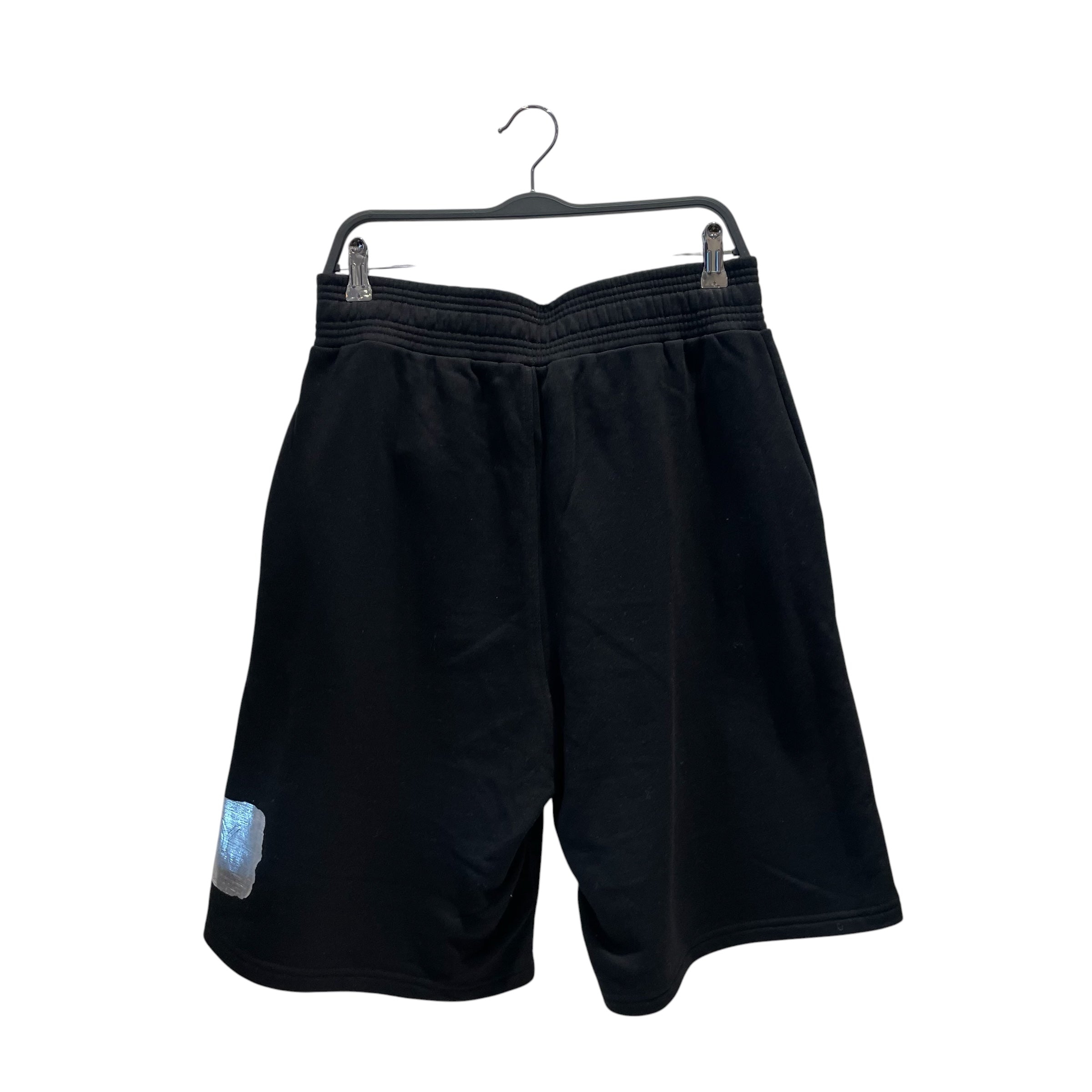 GIVENCHY/Shorts/L/Cotton/BLK/OVERSZIED SILVER LOGO SHORTS view 2