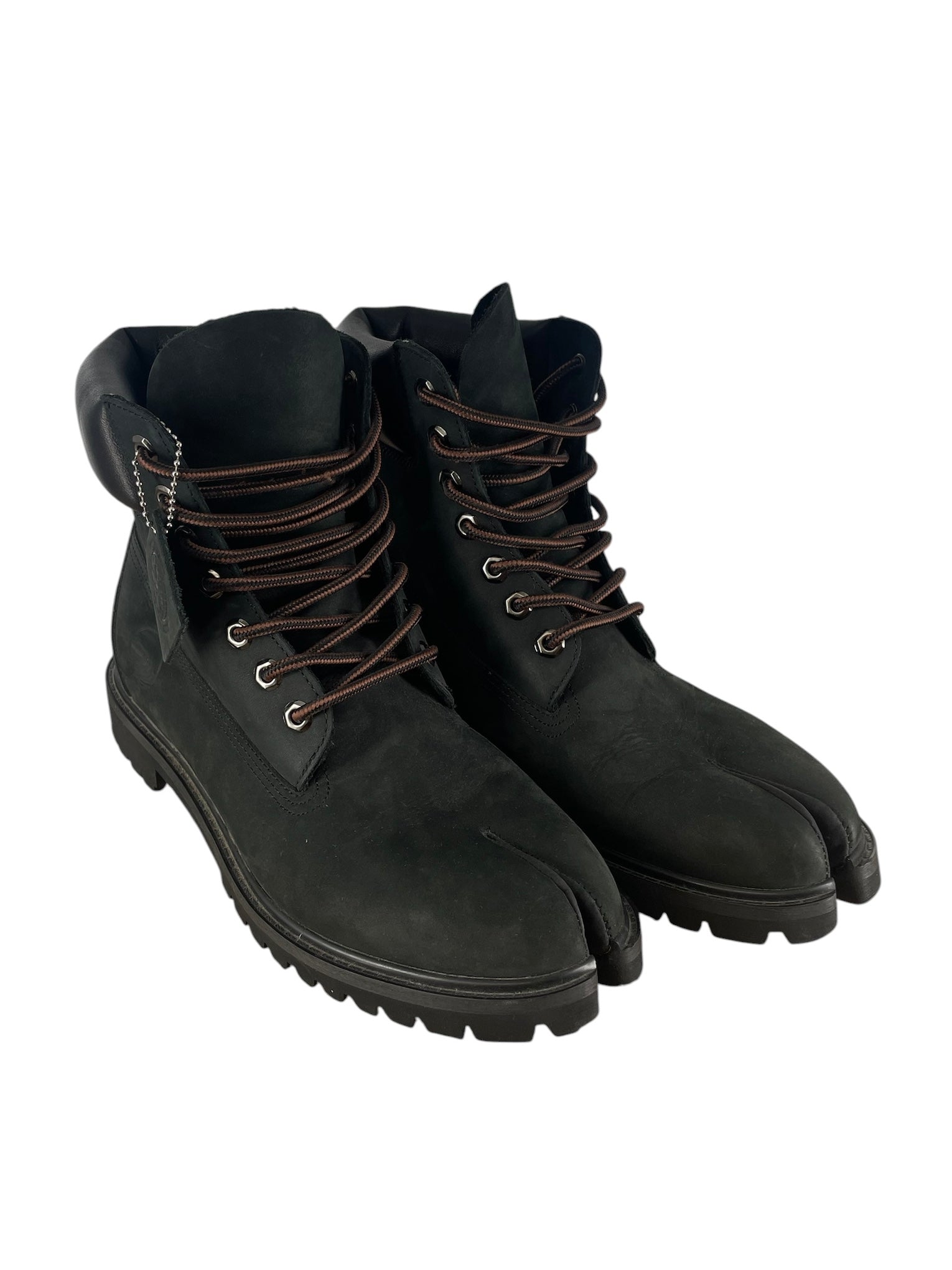 ESENES WORLDWIDE/Lace Up Boots/US 10.5/Leather/BLK/TABI view 1