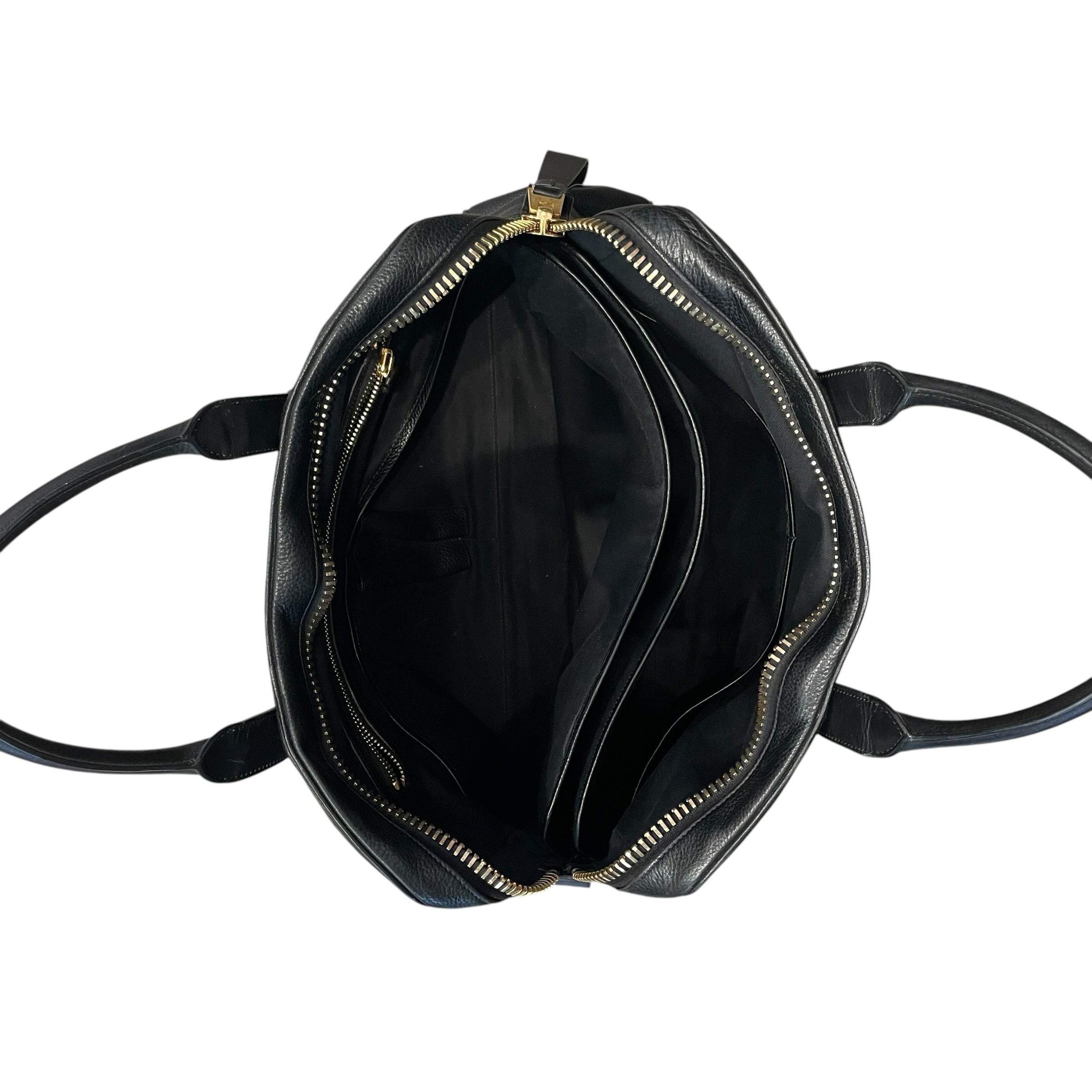 TOM FORD/Bag/Leather/BLK/BREIFCASE GOLD ZIPPER view 4