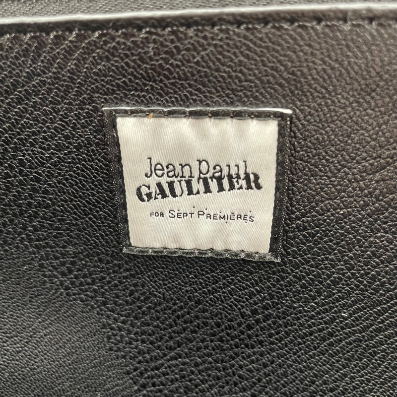 Jean Paul Gaultier/Bag/All Over Print/Leather/WHT/AOP TAPE MEASURE BAG