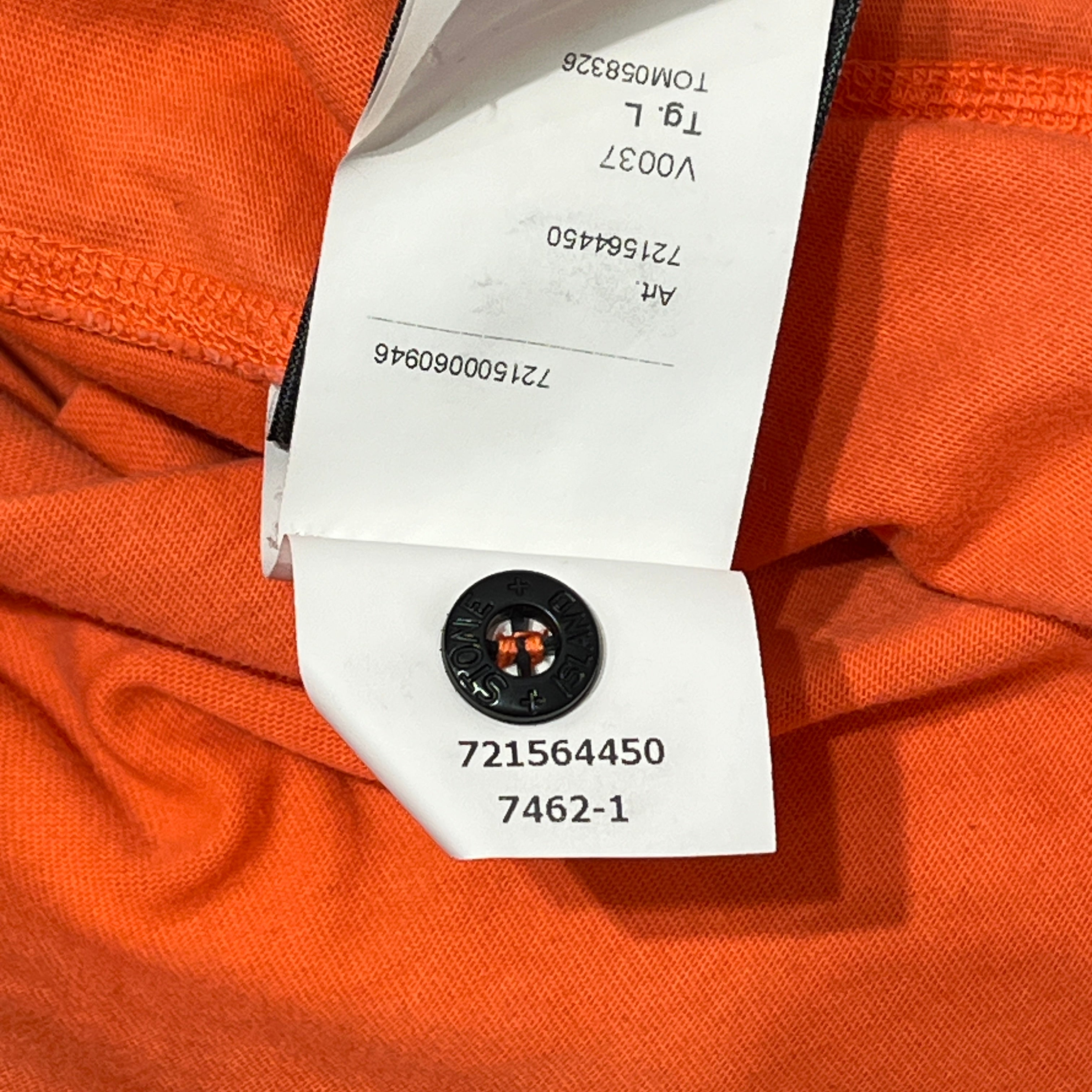 STONE ISLAND/LS T-Shirt/L/Cotton/ORN/ view 8