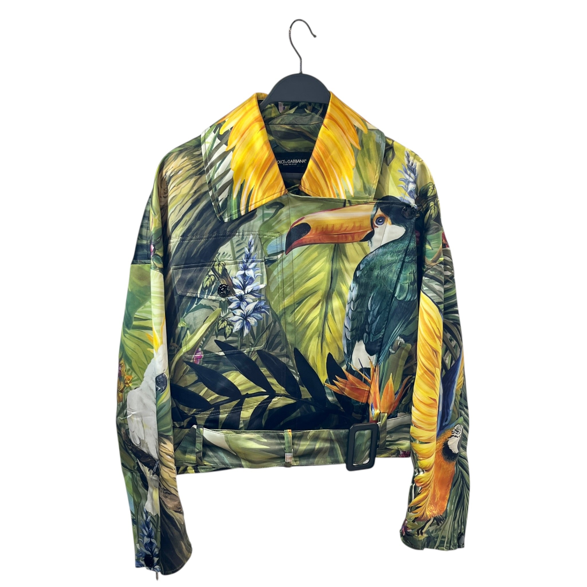 DOLCE&GABBANA/Riders Jkt (S)/38/Animal Pattern/MLT/BIKER JACKET view 1