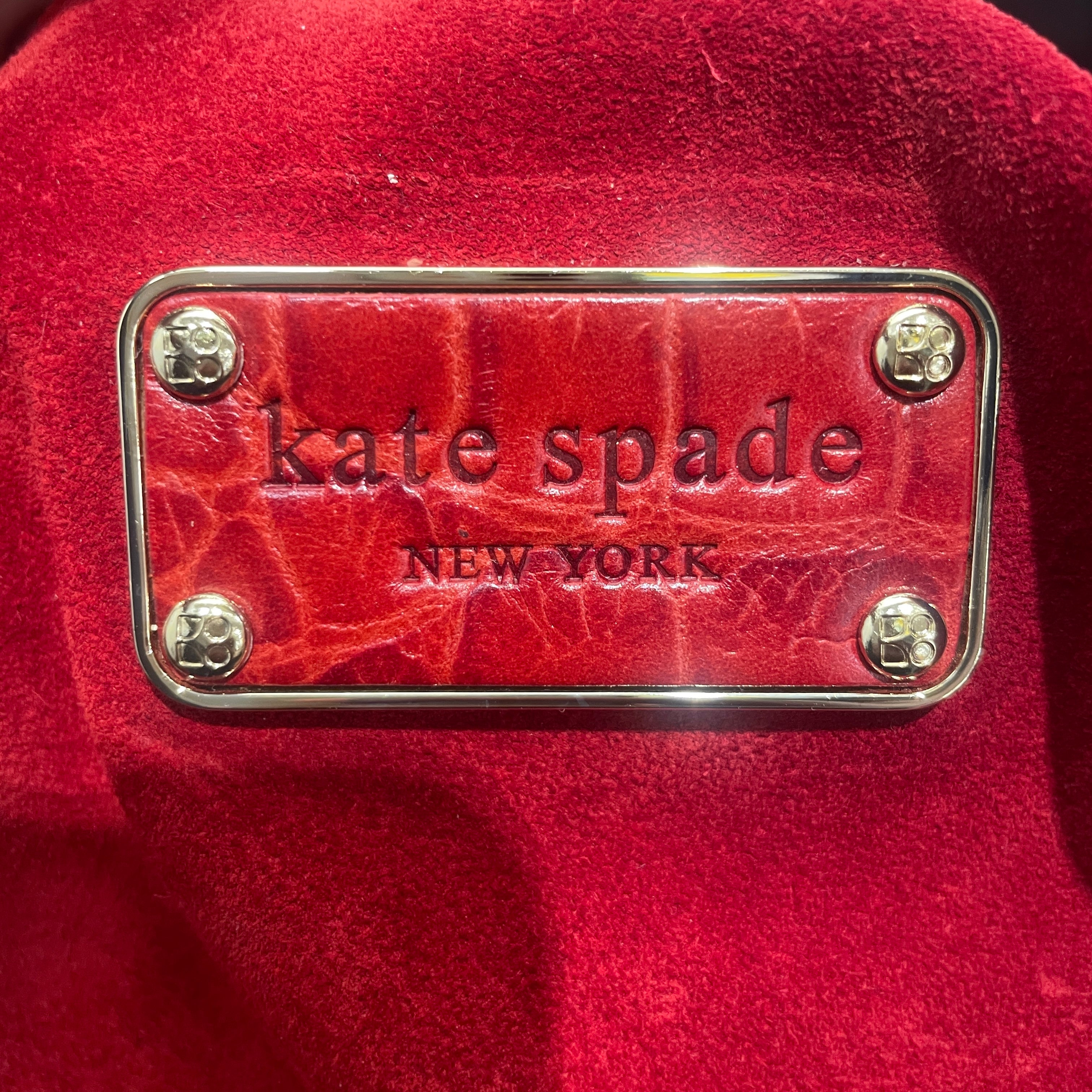 kate spade new york/Hand Bag/Cotton/RED/ view 5