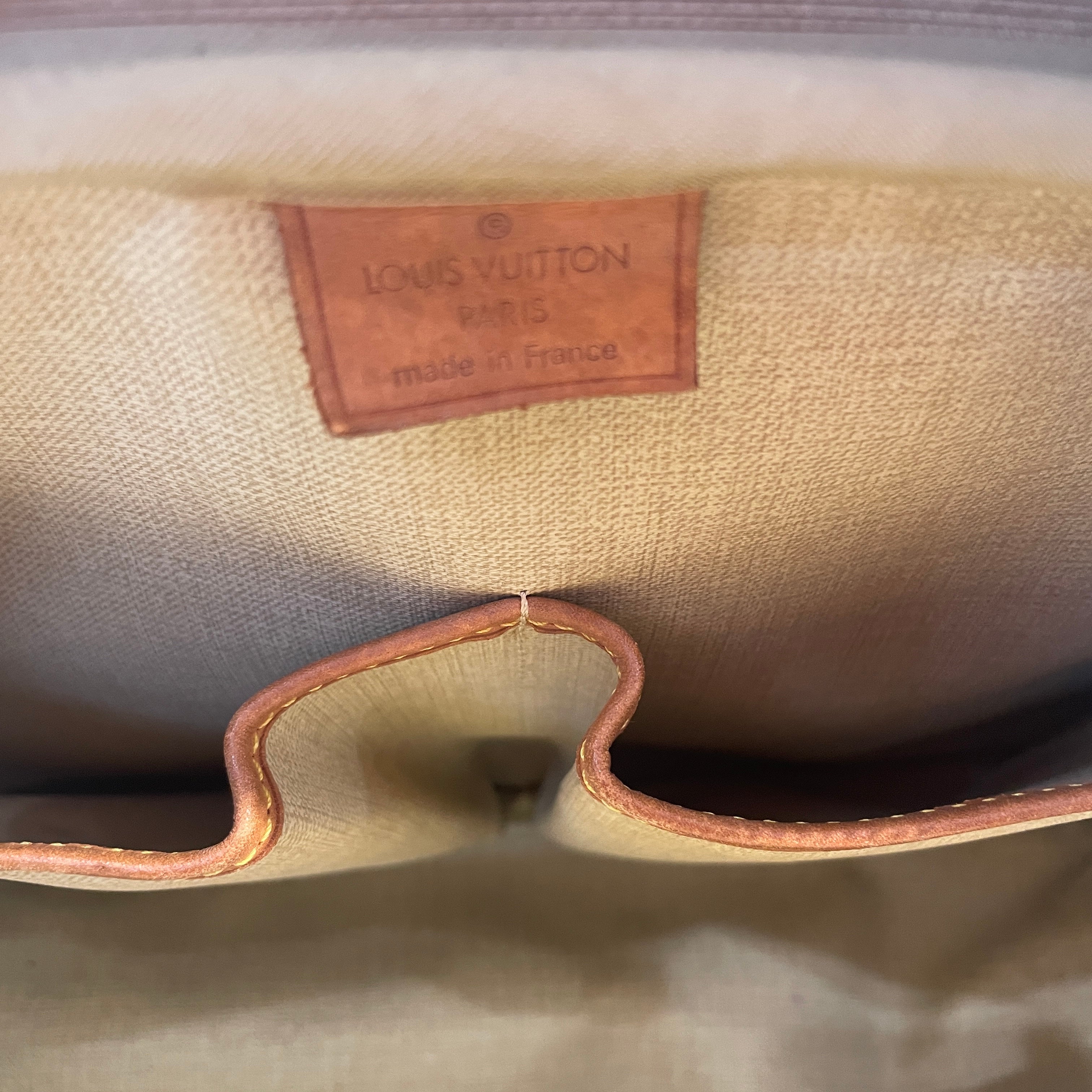 LOUIS VUITTON/Hand Bag/Monogram/Leather/BRW/Monogram Deaville HandBag view 5