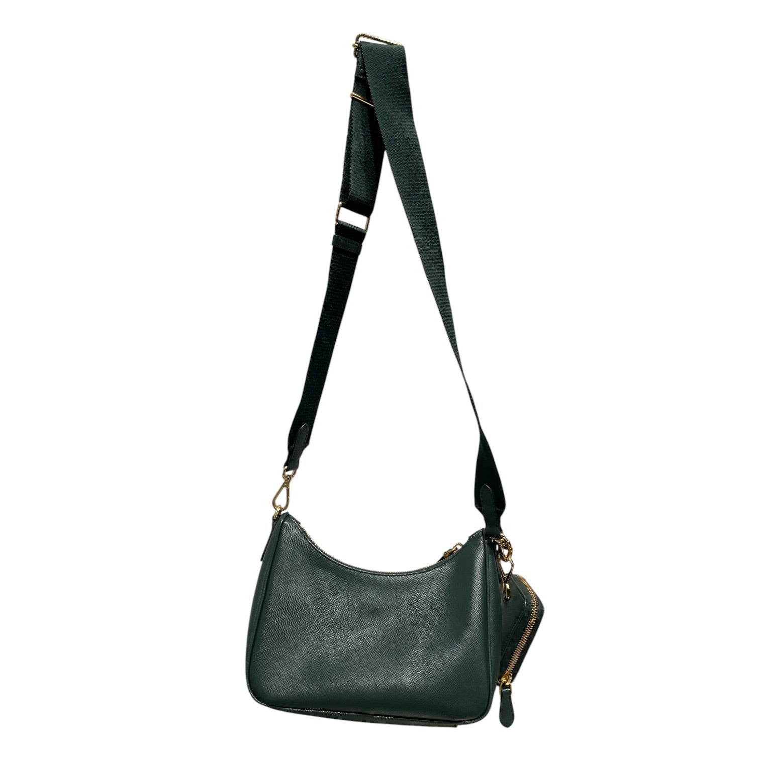PRADA/Cross Body Bag/Nylon/GRN/Re-Edition 2005 Saffiano view 2