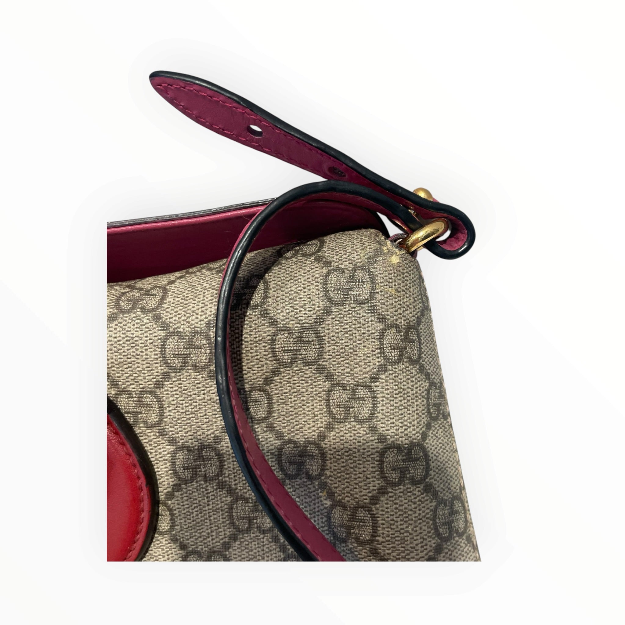 GUCCI/Hand Bag/Leather/BEG/Supreme Canvas view 9