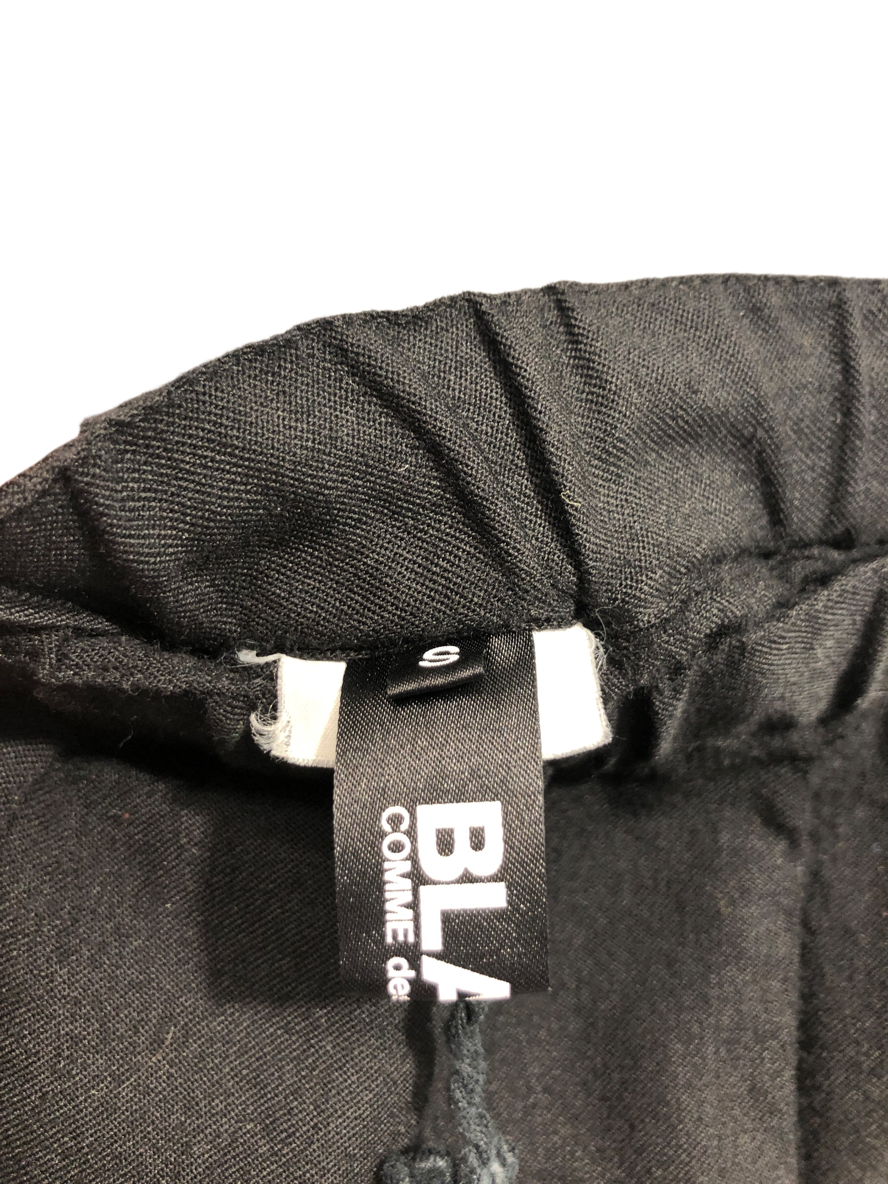 BLACK COMME des GARCONS/Skirt/S/Wool/BLK/WIDE PLEATED WOOL SKIRT view 3