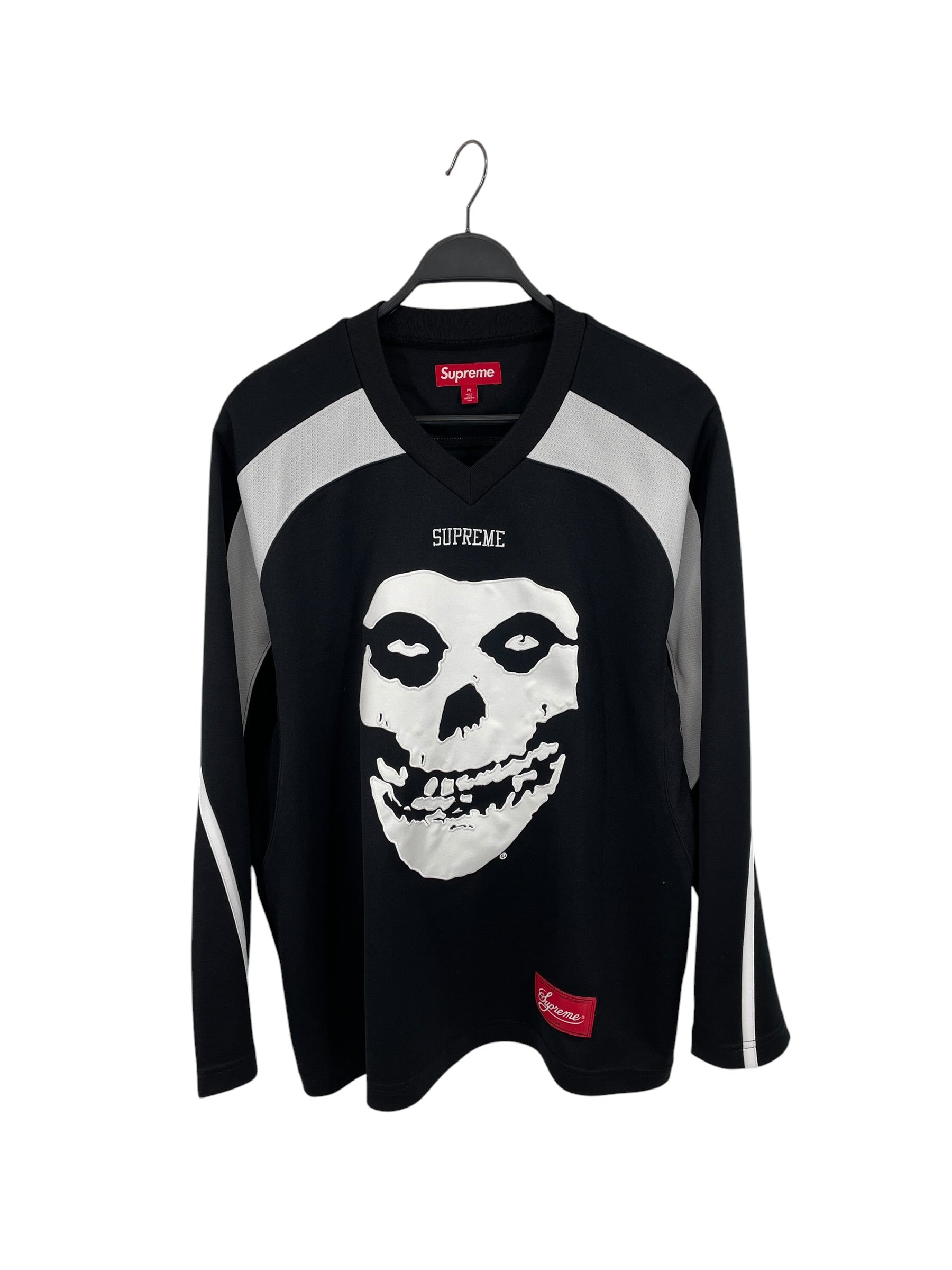 Supreme/LS T-Shirt/M/Polyester/BLK/Graphic/MISFITS JERSEY view 1