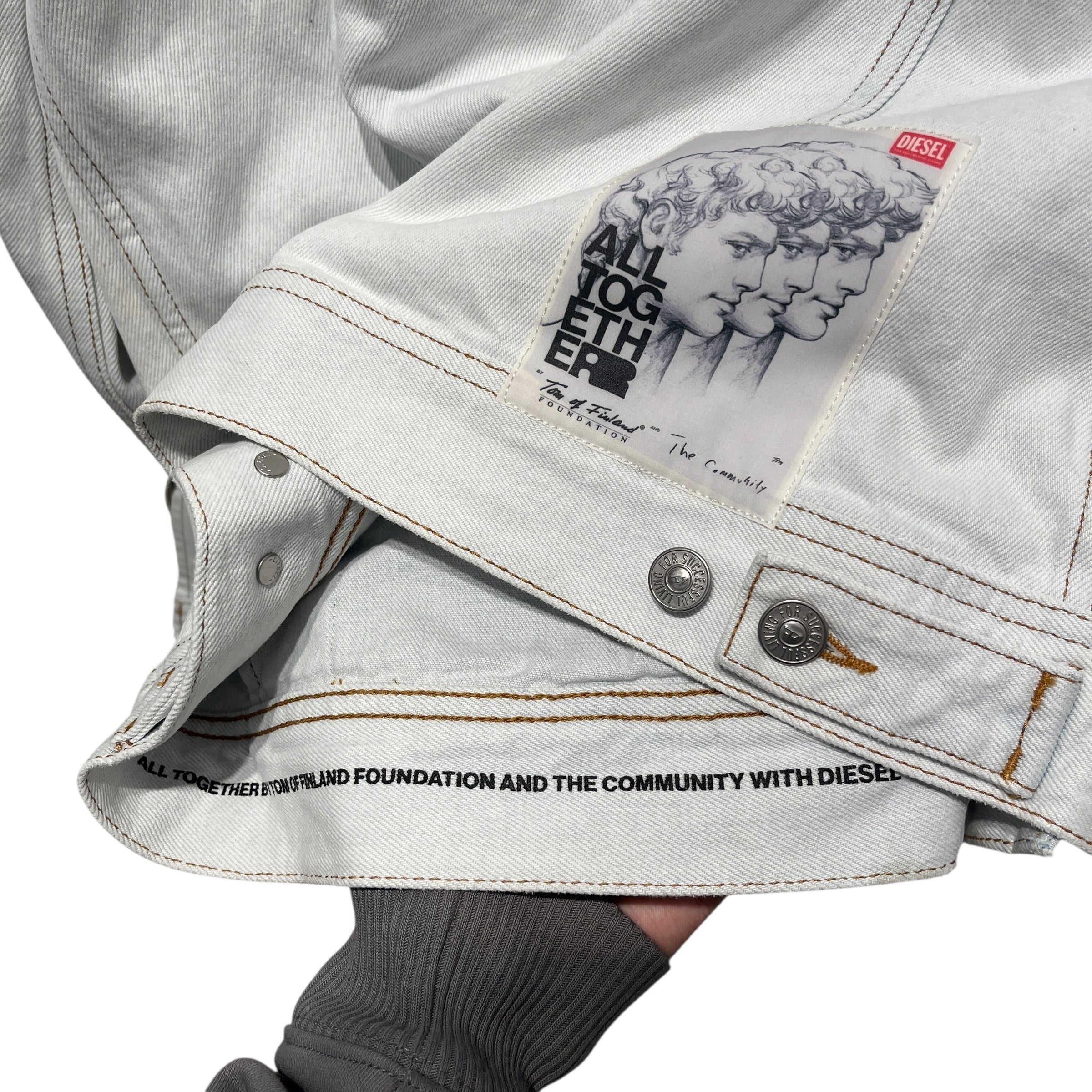 DIESEL/Denim Jkt/M/Denim/WHT/DIESEL BARCY ToFF view 7