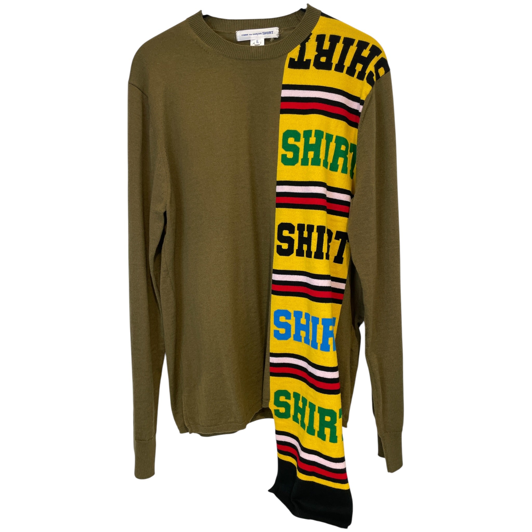 COMME des GARCONS/Sweater/XL/GRN/"shirt" view 1