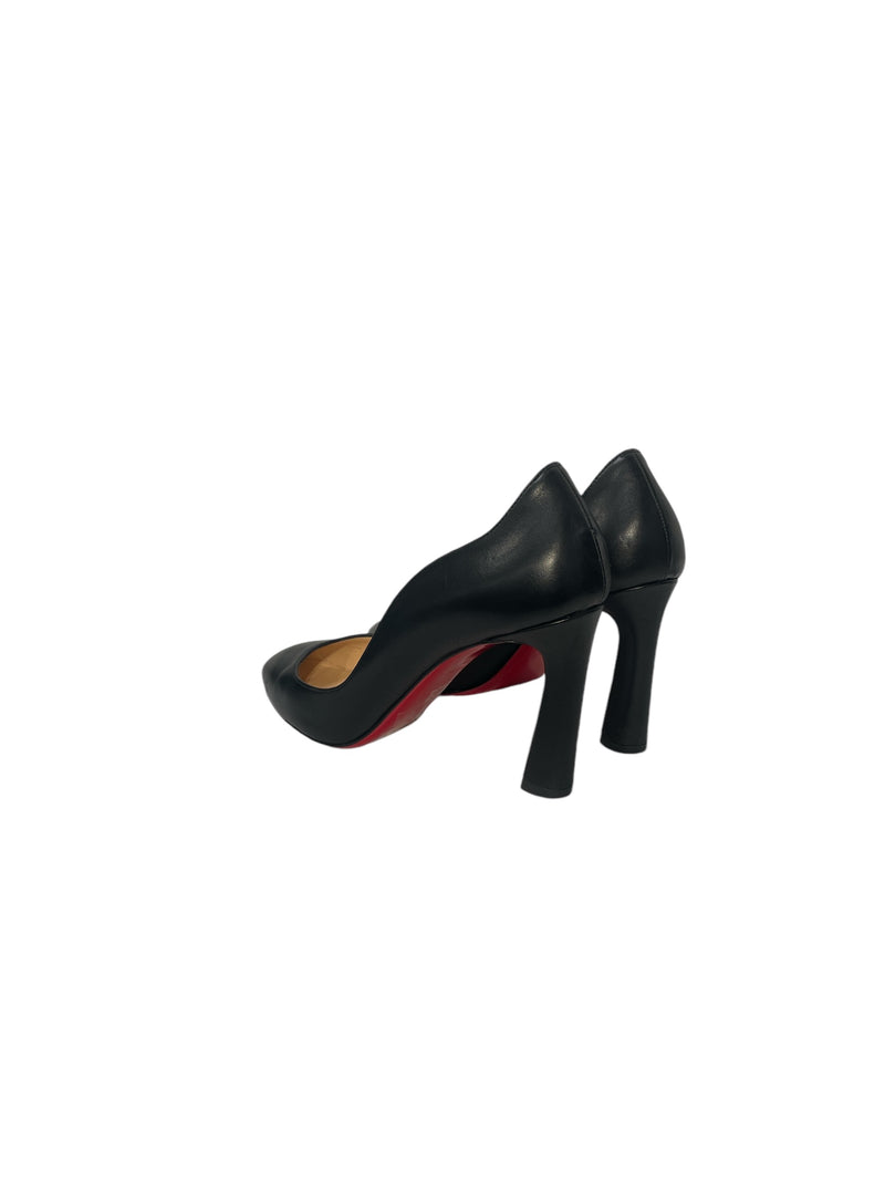 Christian Louboutin/Heels/EU 38/Leather/BLK/