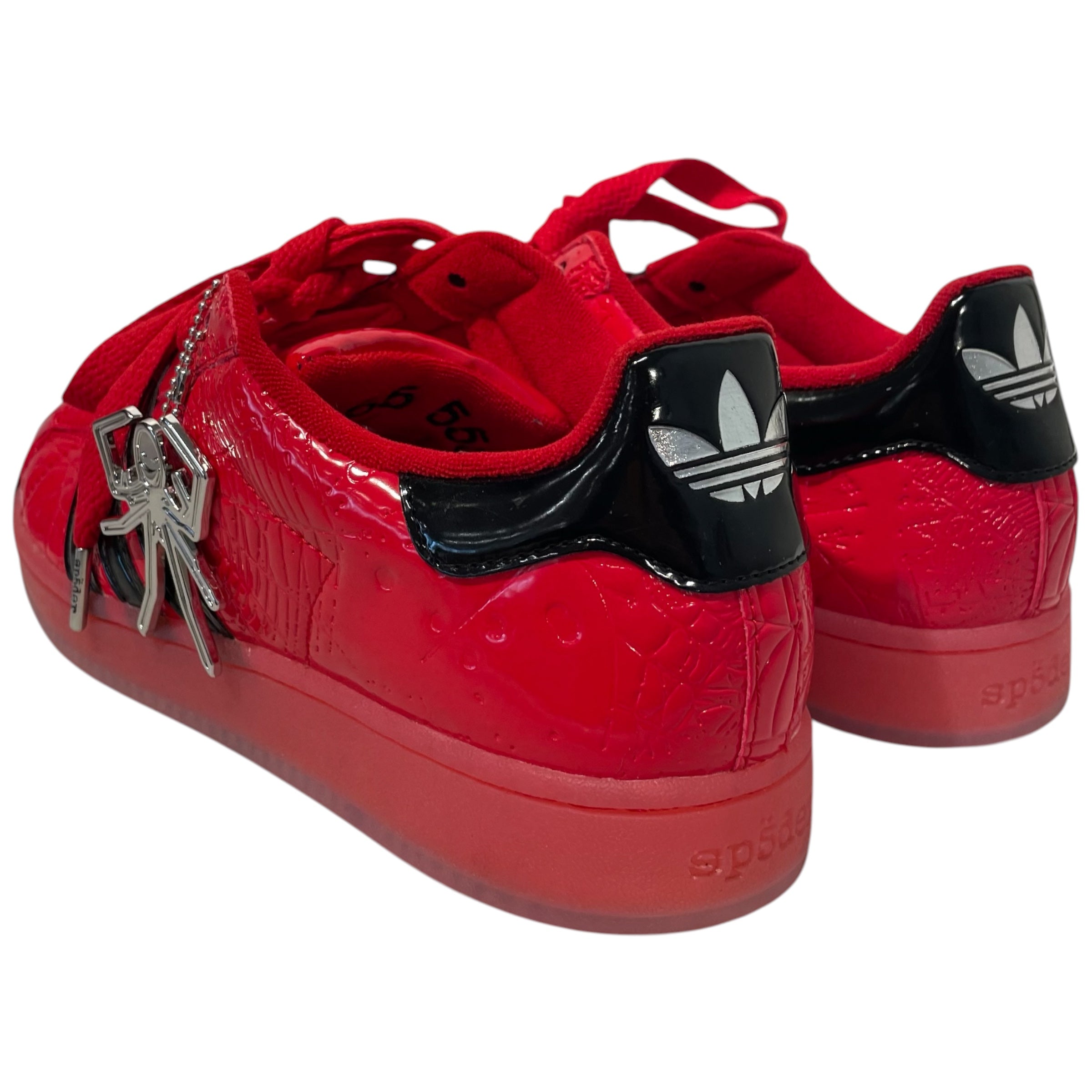 adidas/Sp5der/Low-Sneakers/US 11/All Over Print/Faux Leather/RED/KJ7005 view 2