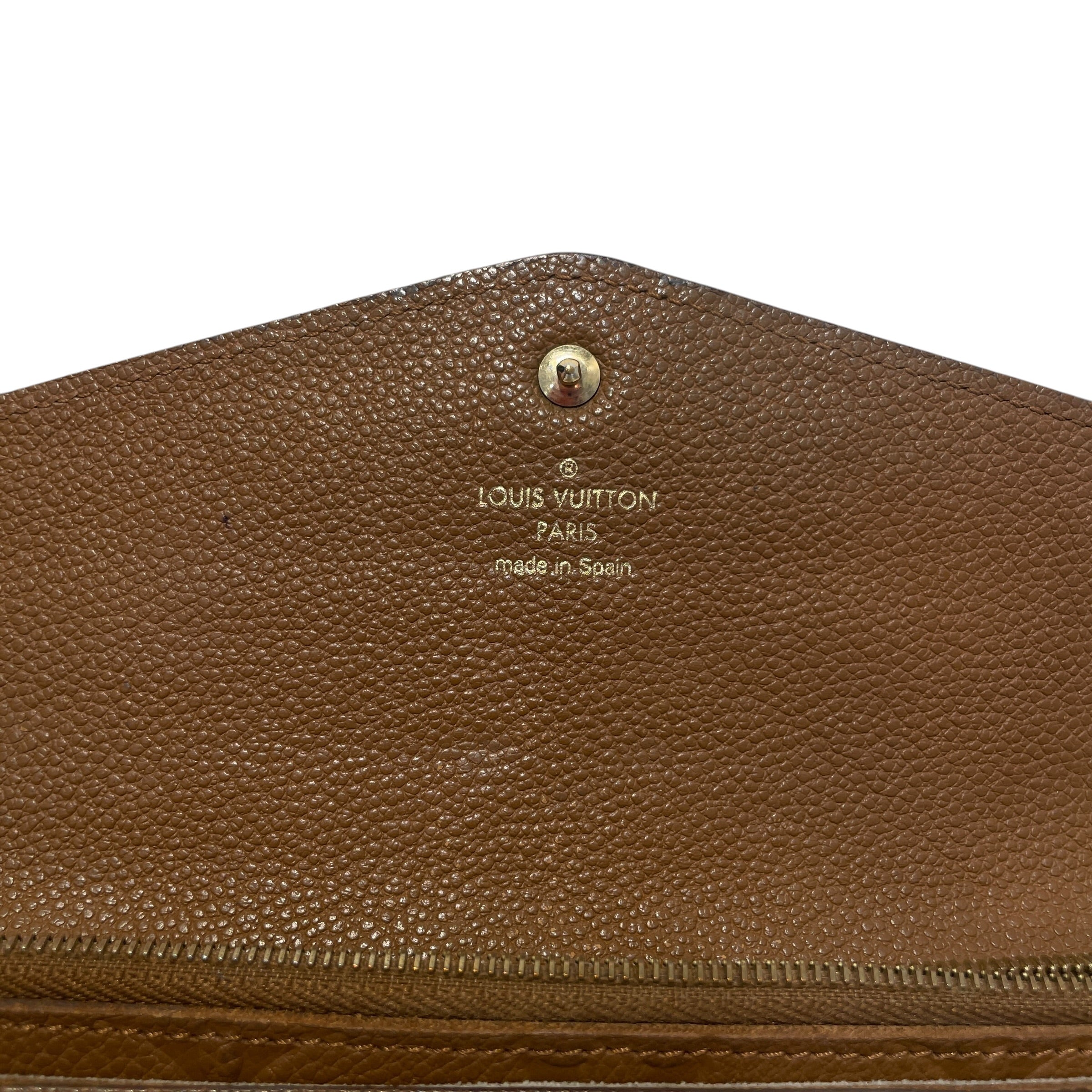 LOUIS VUITTON/Long Wallet/Monogram/Leather/BRW/L's/Mastic Empreinte Wallet view 5