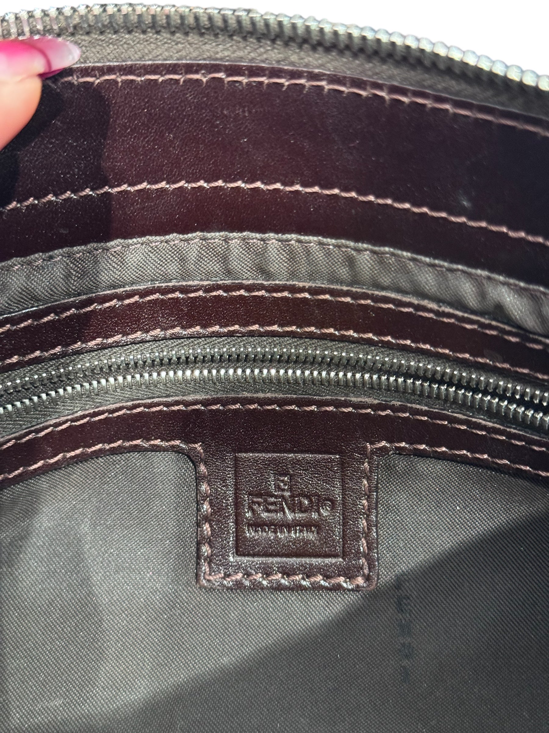 FENDI/Bag/Monogram/BRW/fendi mamma bucket canvas view 5