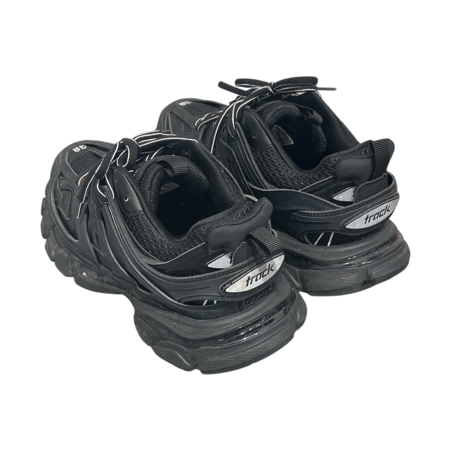 BALENCIAGA/Low-Sneakers/EU 38/Cotton/BLK/ view 2