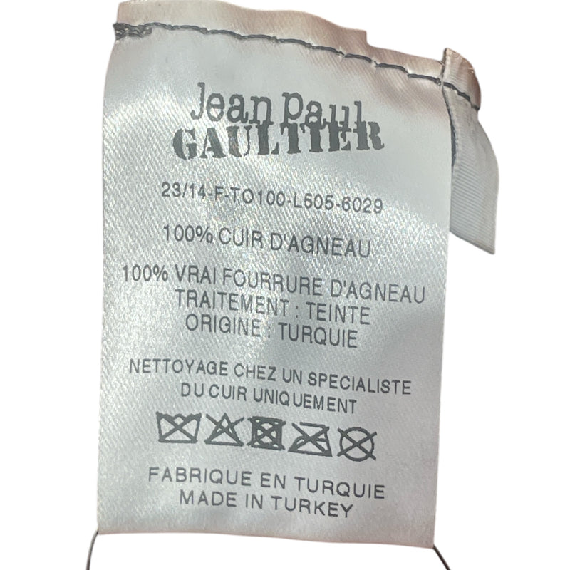 Jean Paul Gaultier/Vest/40/Fur/BRW/JPG x KNWLS Shearling