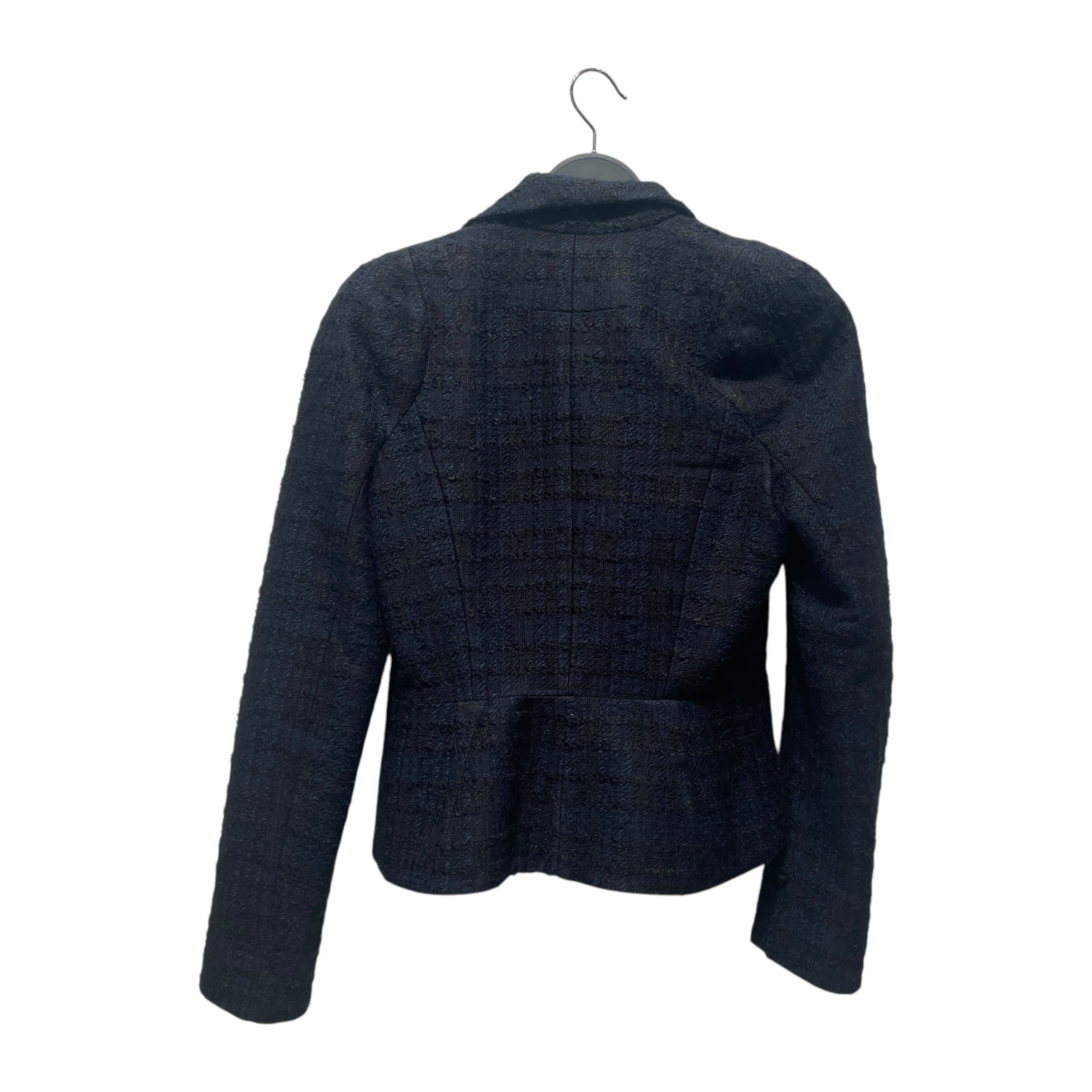 GIVENCHY/Tailored Jkt/38/Plaid/Acrylic/NVY/ view 2