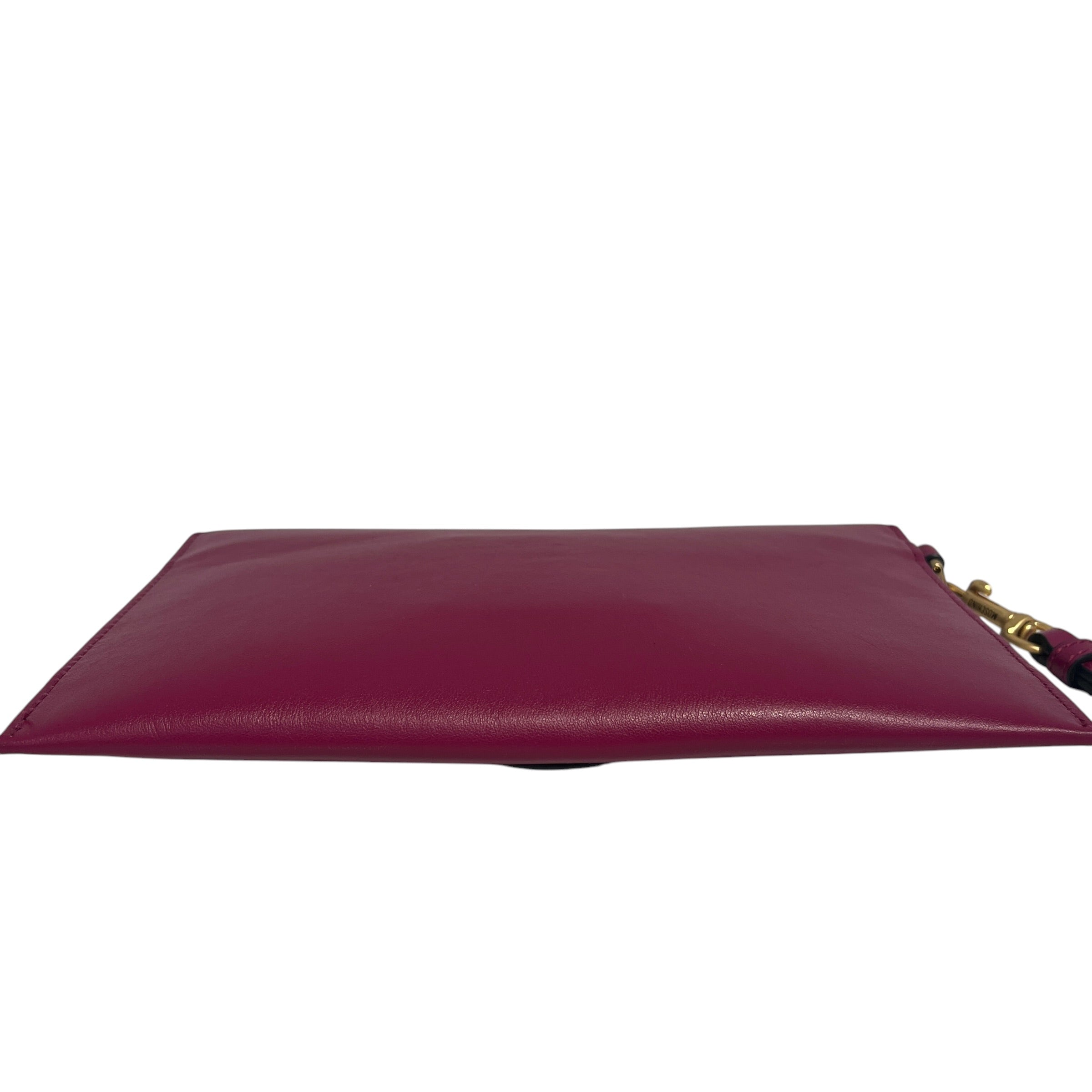 MOSCHINO/Clutch Bag/Leather/PPL/teddy bear clasp view 3