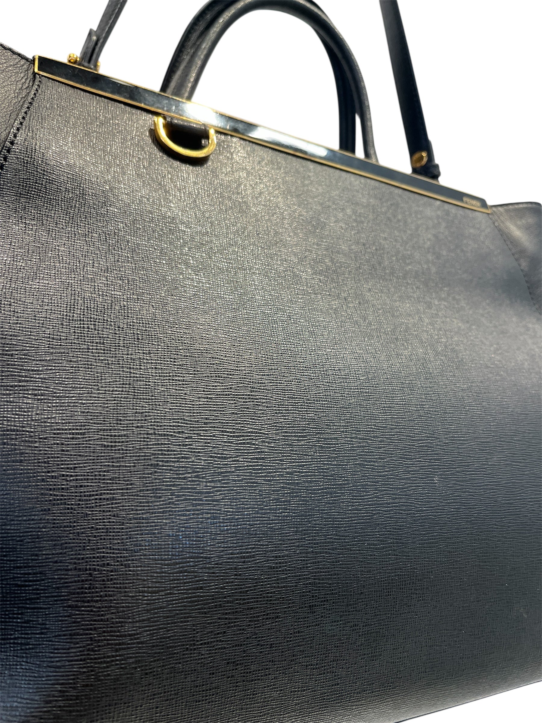 FENDI/Hand Bag/L/Leather/BLK/ view 7