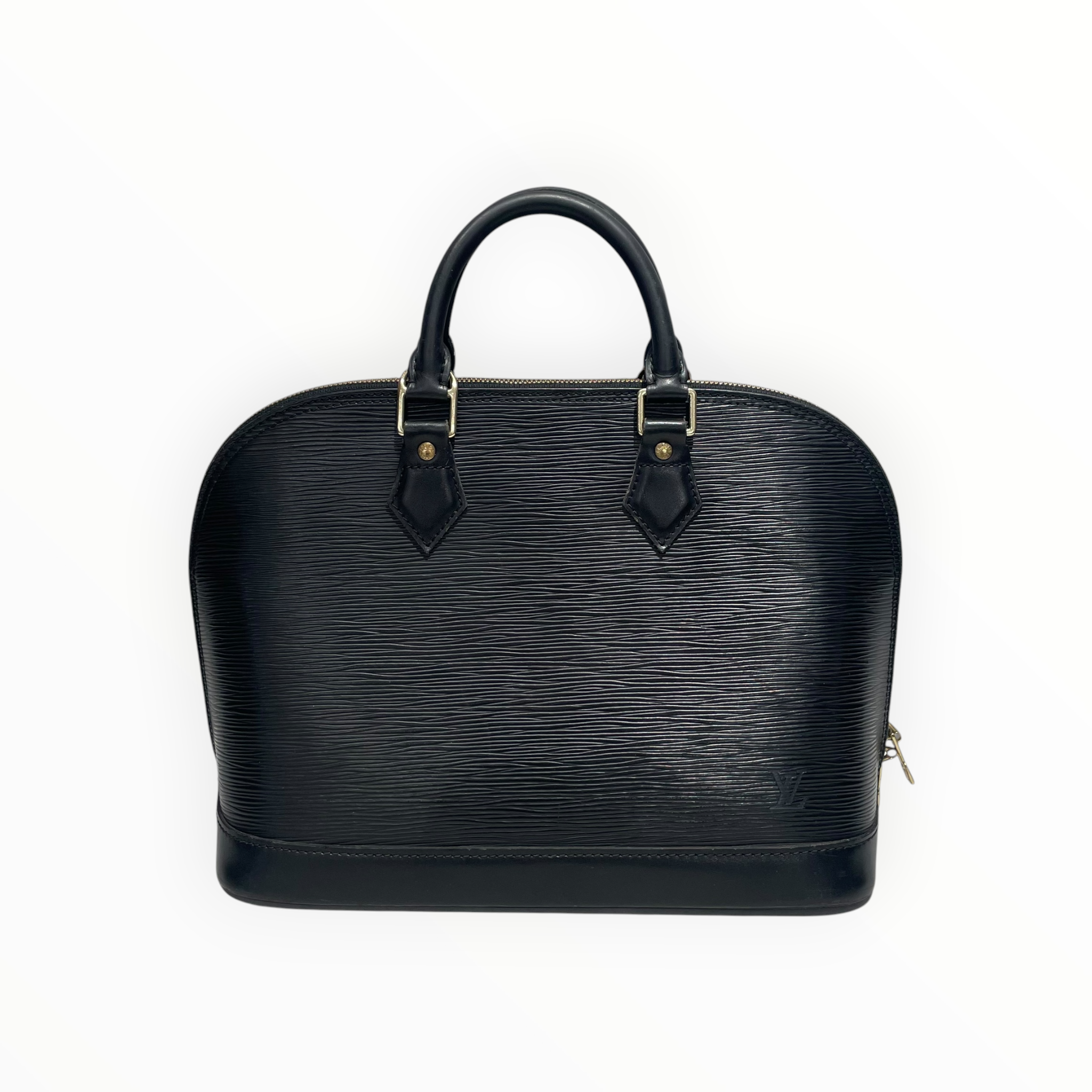 LOUIS VUITTON/Bag/Leather/BLK/akma pm epi view 1