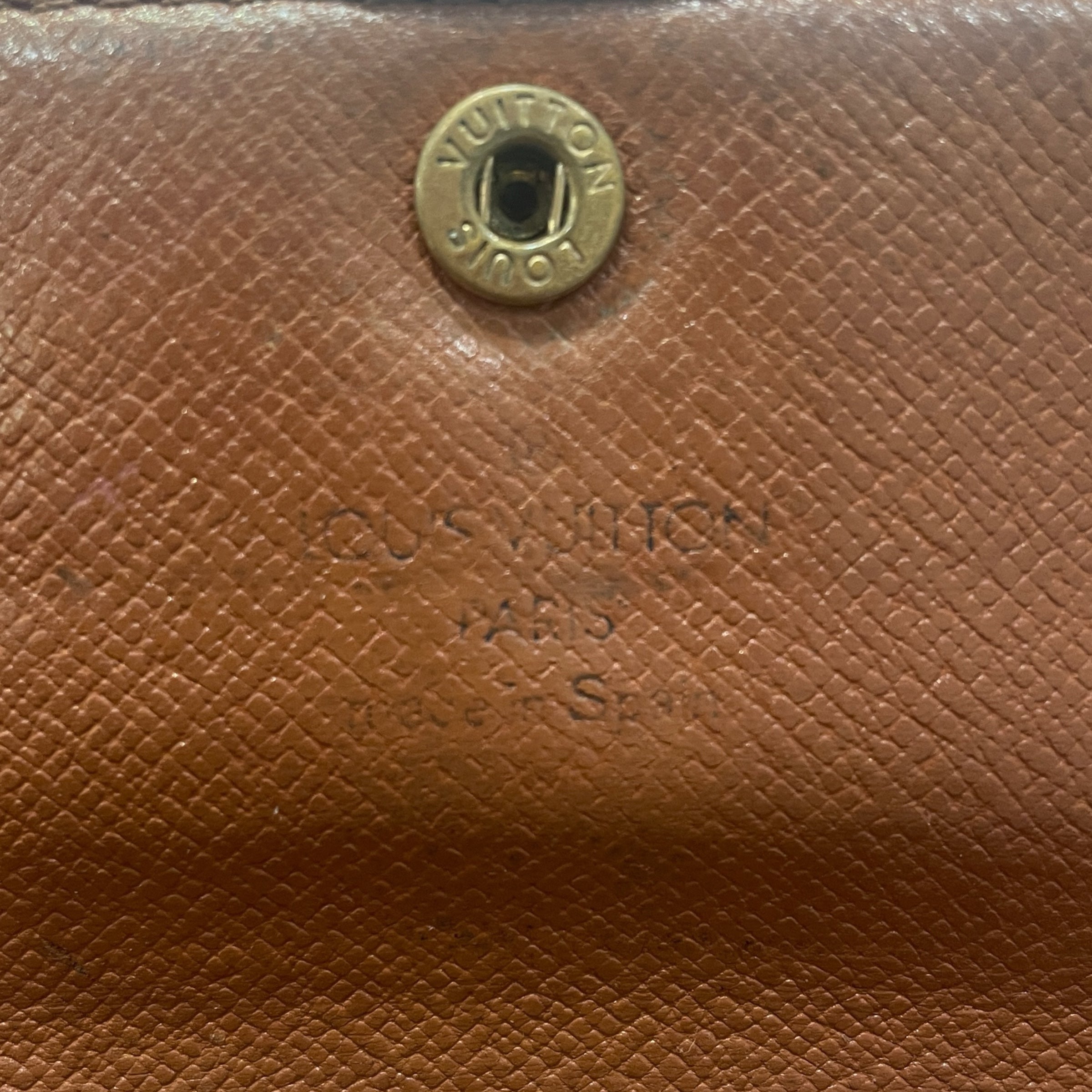 LOUIS VUITTON/Long Wallet/Monogram/Leather/BRW/M's/Porte Monnaie Tresor view 4