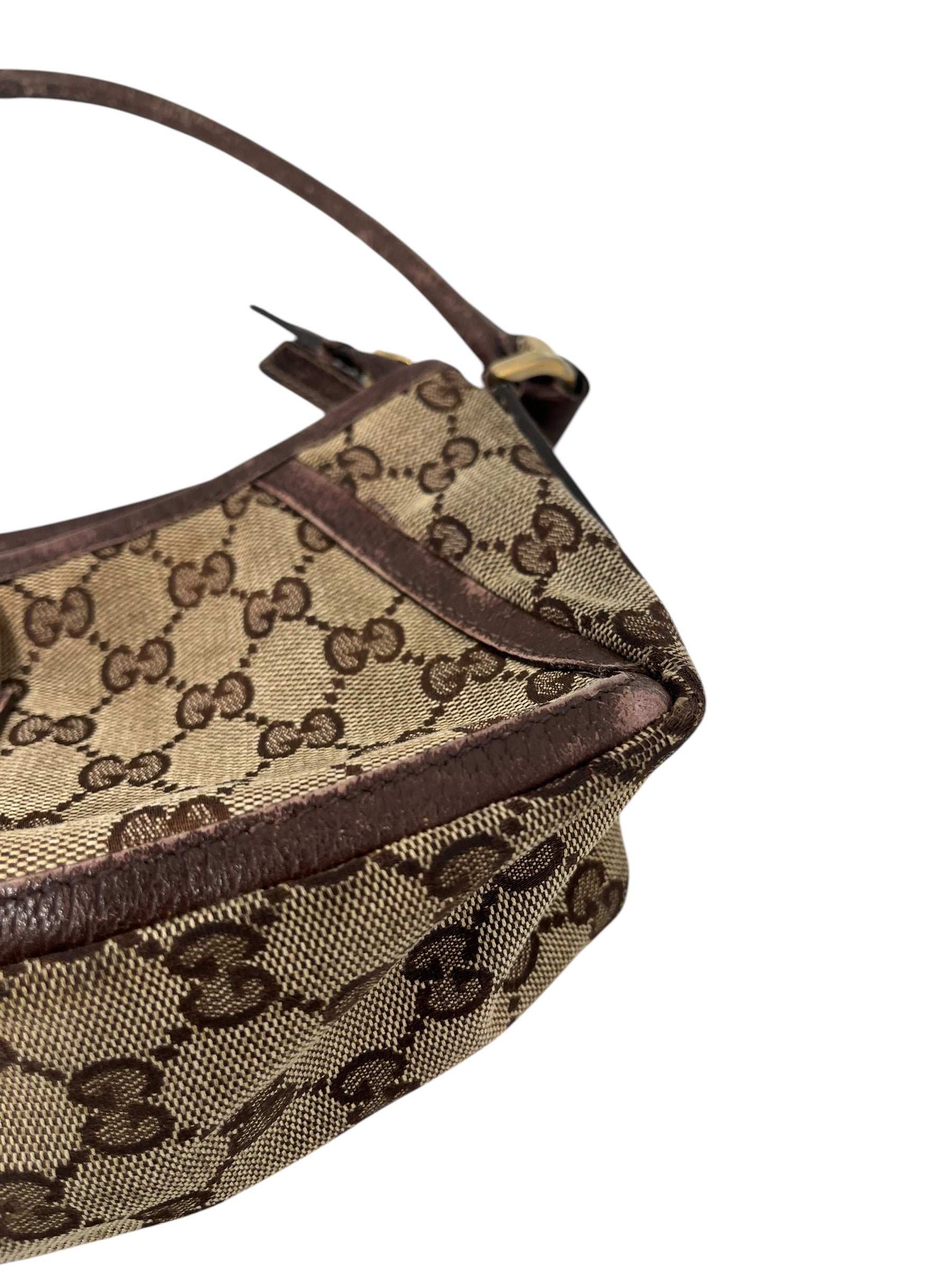 GUCCI/Vintage/Hand Bag/Monogram/Cotton/BRW/CANVAS ABBEY view 7
