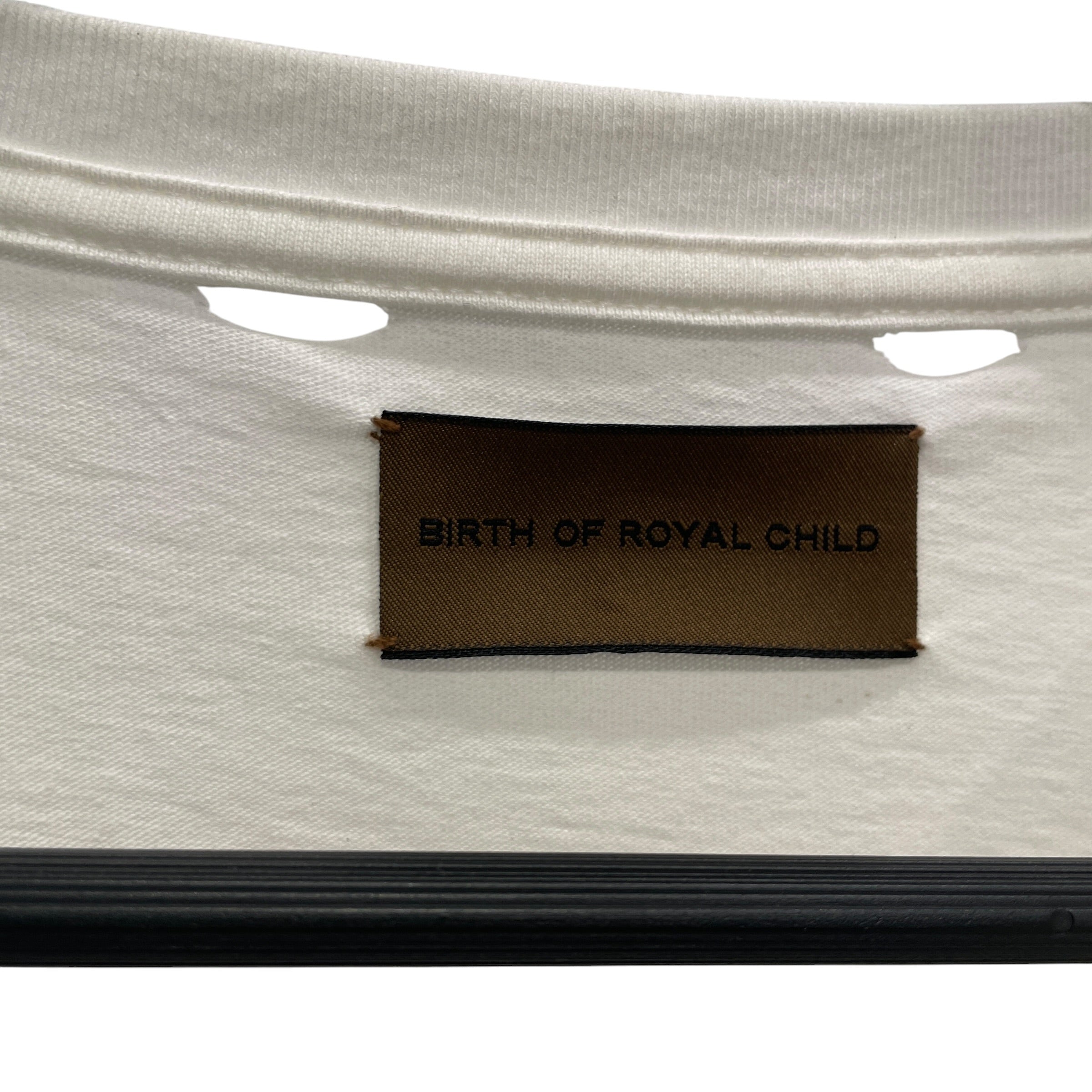 Birth Of Royal Child/LS T-Shirt/L/Cotton/WHT/SLEEVE PATCHES view 3