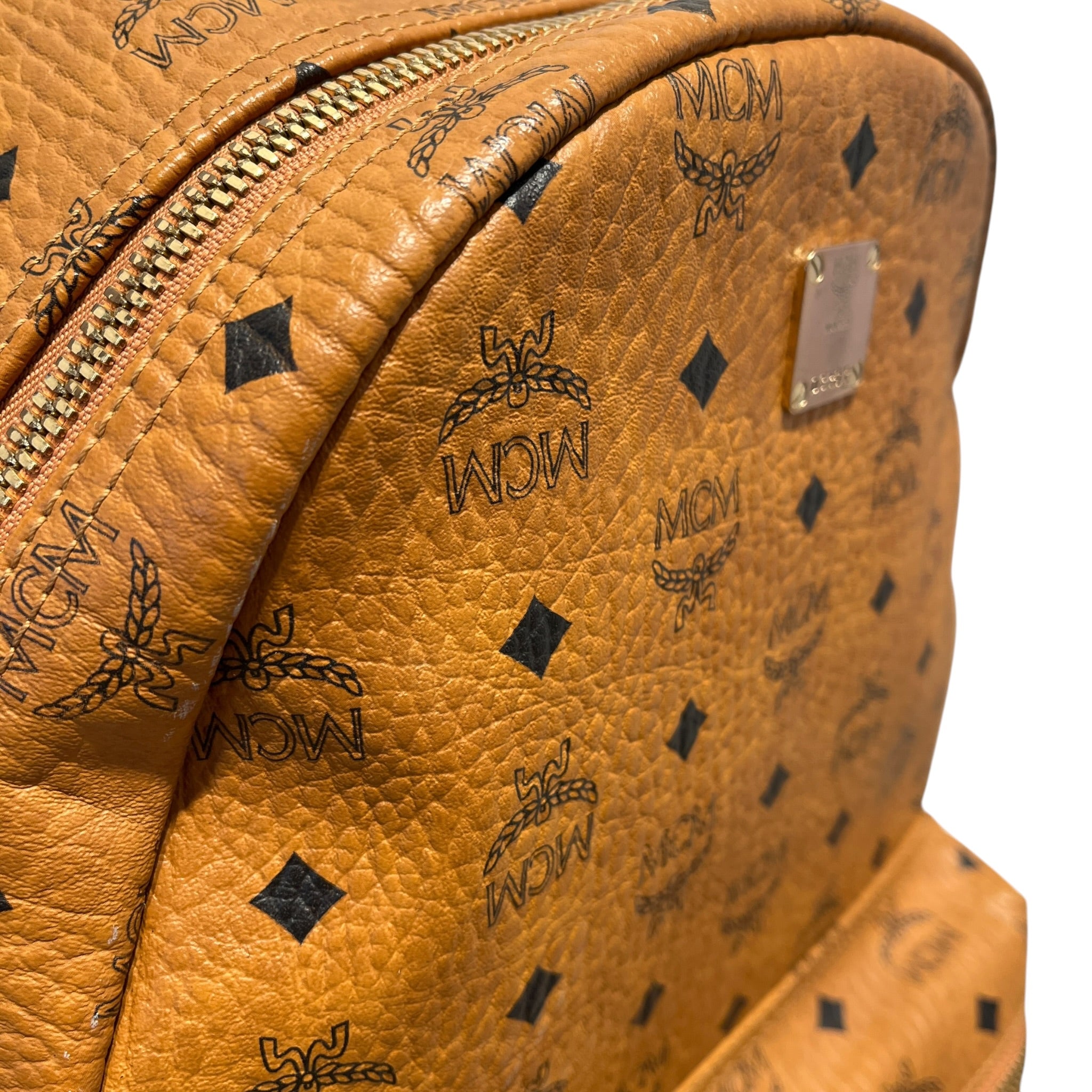 MCM/Backpack/Monogram/Leather/BEG/MCM STUD BAG view 6