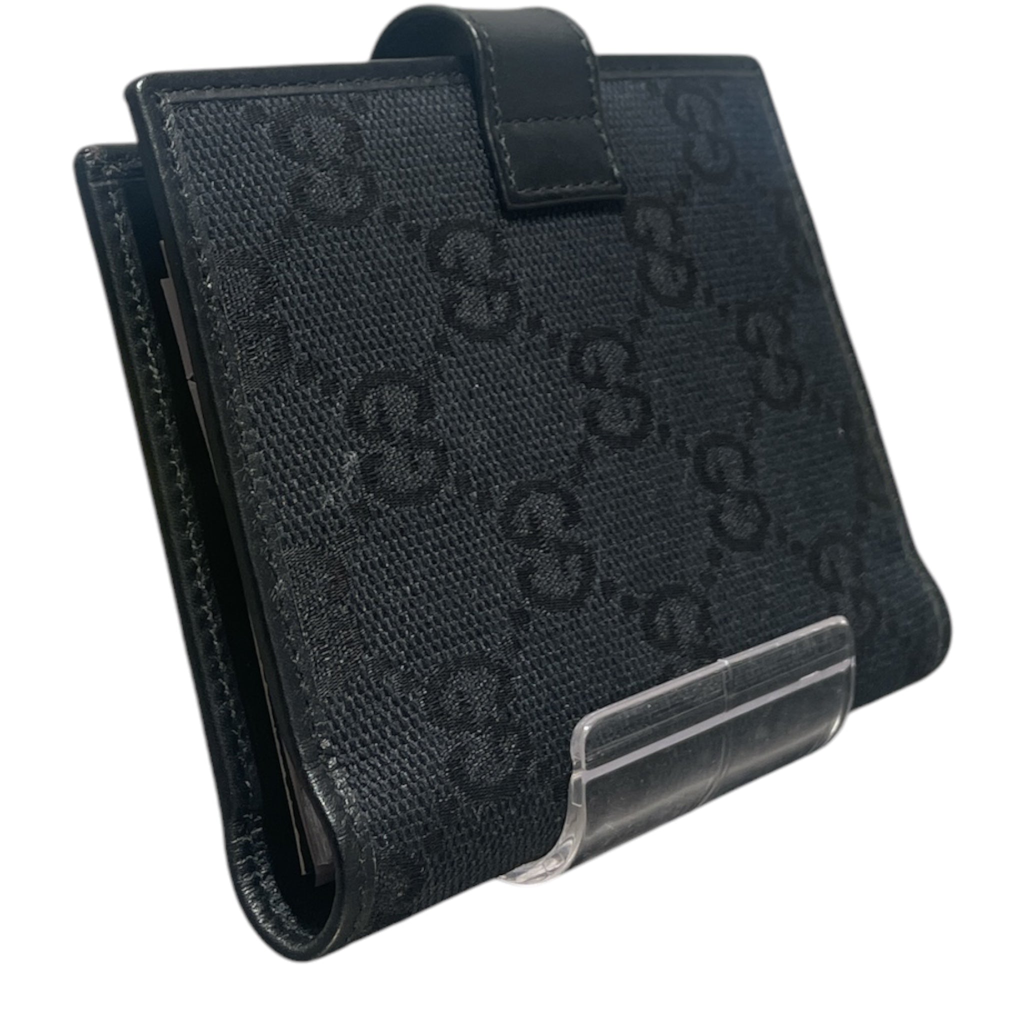 GUCCI/Planner Cover/Monogram/Cotton/BLK/L's/2002 agenda cover view 2