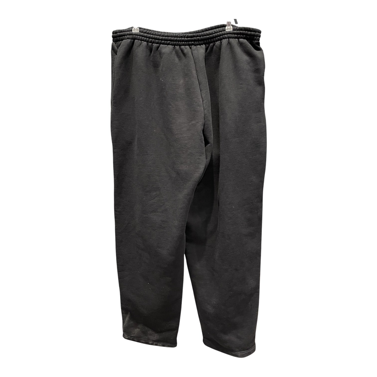 BALENCIAGA/Straight Pants/L/Cotton/BLK/2021 PLAIN SWEAT view 2