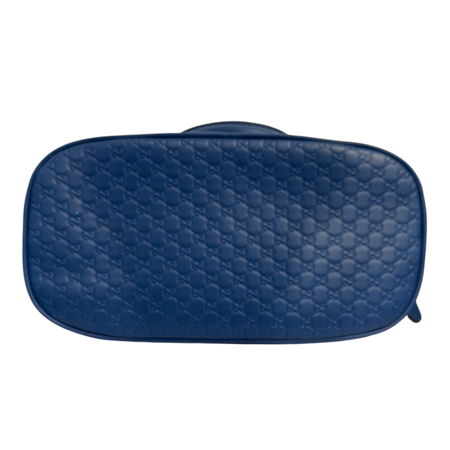 GUCCI/Hand Bag/Leather/BLU/microguccissima dome bag view 3
