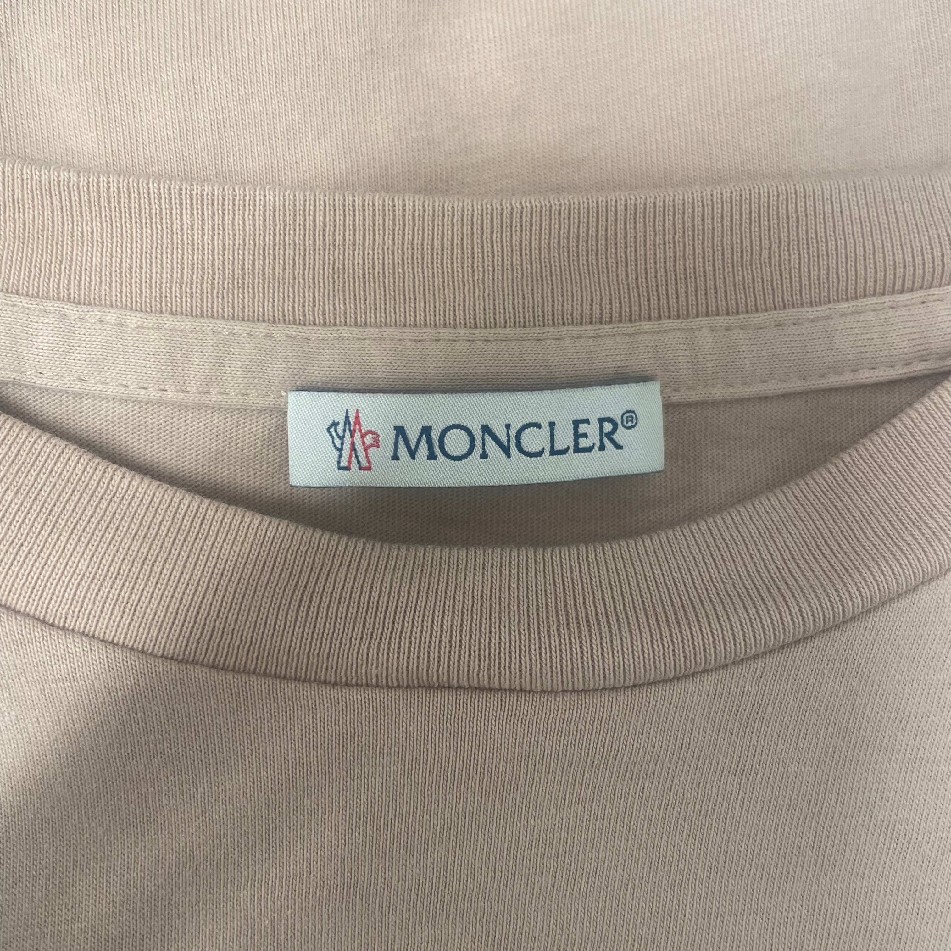 MONCLER/T-Shirt/M/Cotton/PNK/PINKPATCH view 3