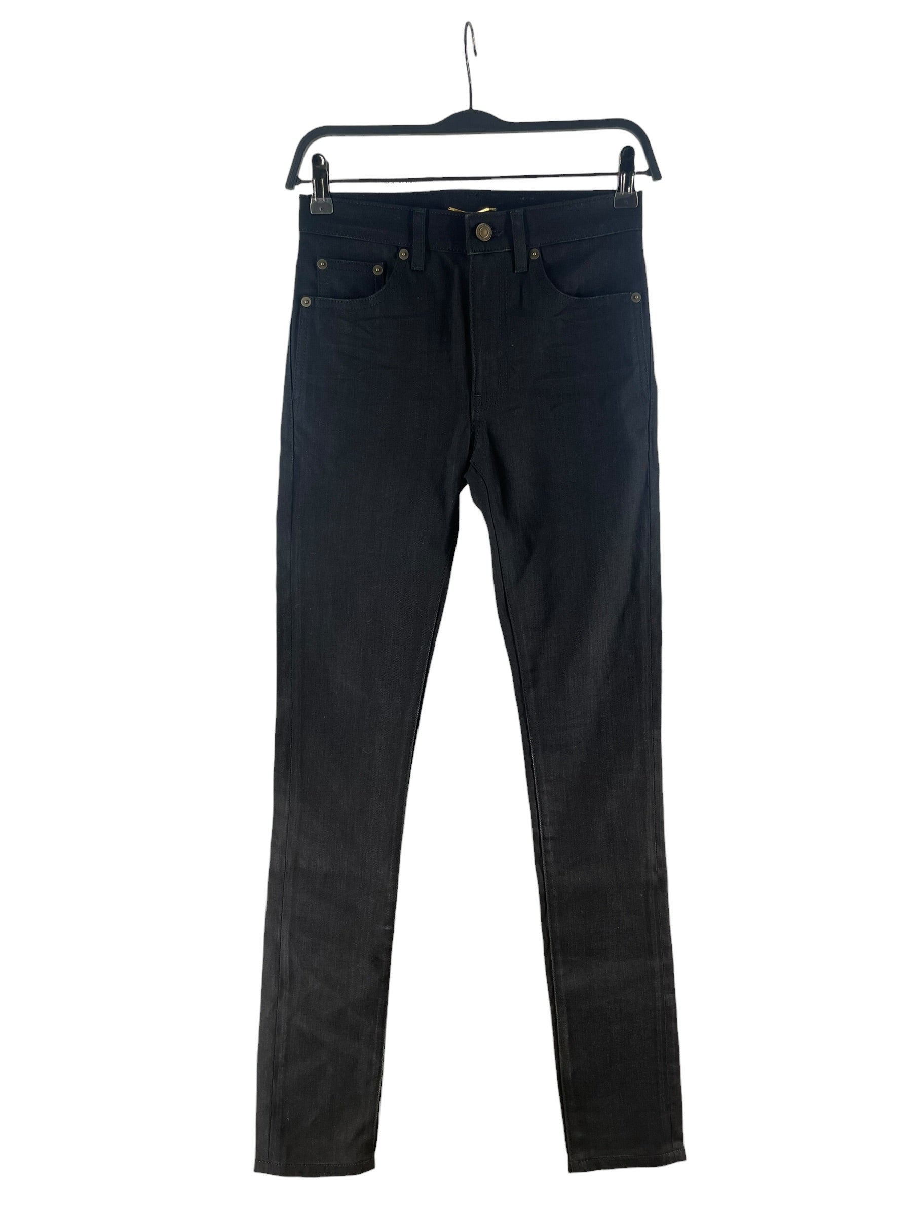 YVES SAINT LAURENT/Skinny Pants/24/Denim/BLK/DQ17 510141 YF869 1080 view 1
