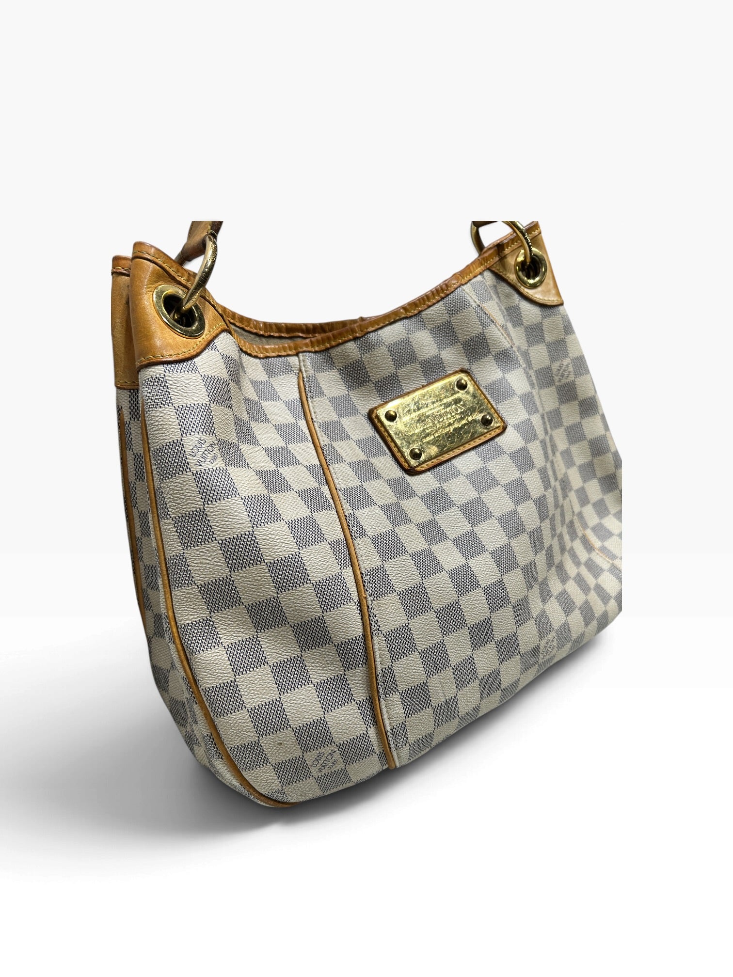 LOUIS VUITTON/Hand Bag/All Over Print/Leather/WHT/Damier Azur Hand Bag view 6