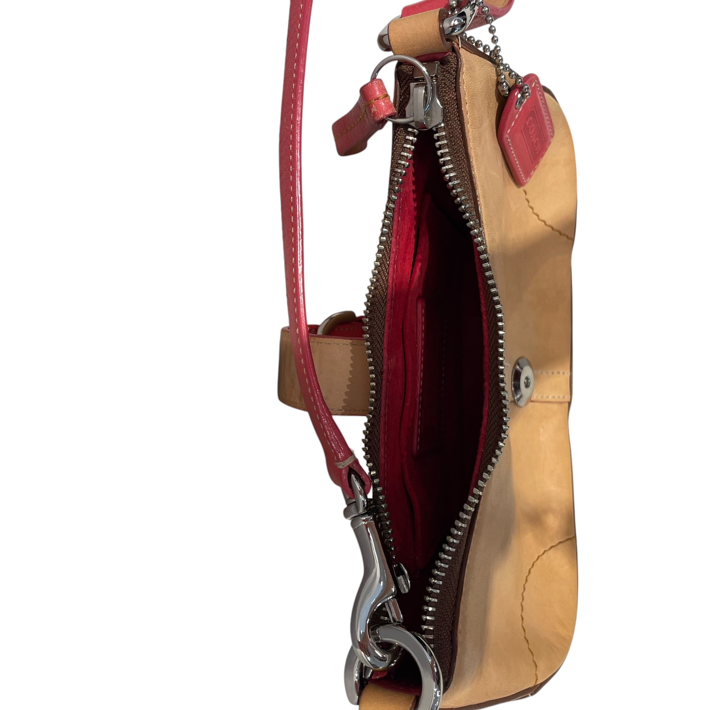 COACH/Hand Bag/Leather/BEG/Soho 'Demi Bagutte' view 4