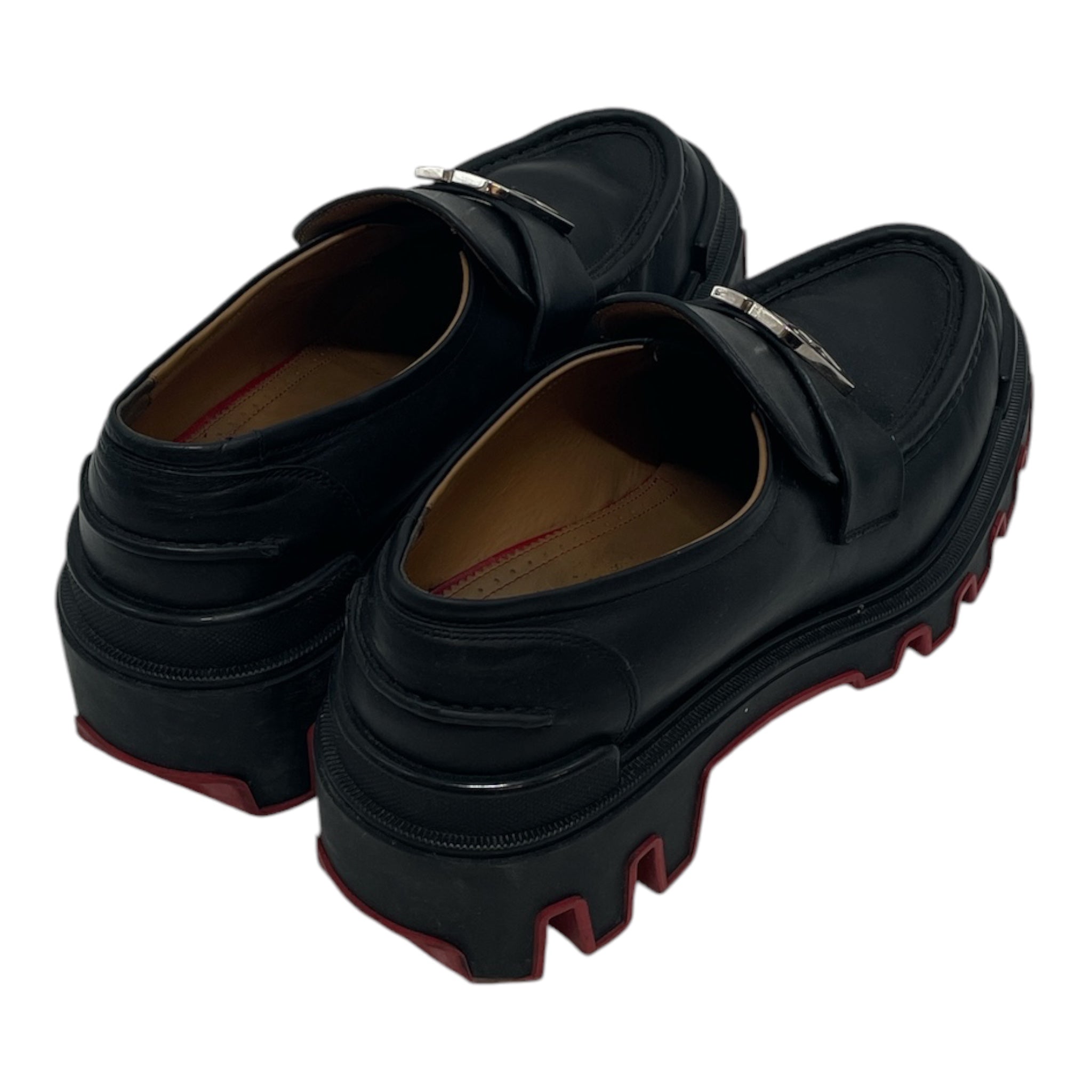 Christian Louboutin/Loafers/EU 42.5/Leather/BLK/CL MOC DUNE view 2