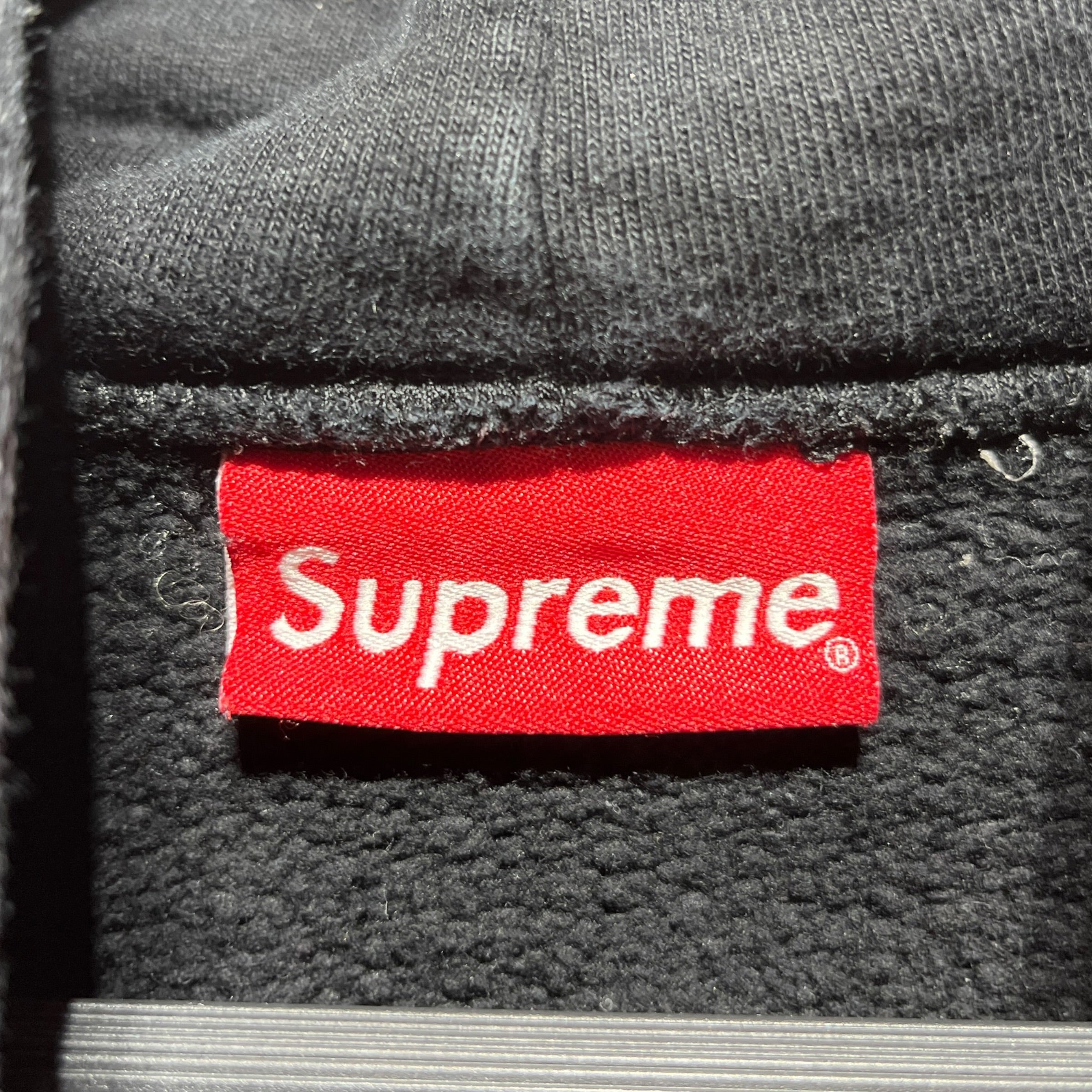 Supreme/Hoodie/M/Cotton/BLK/SLEEVE LOGO view 3
