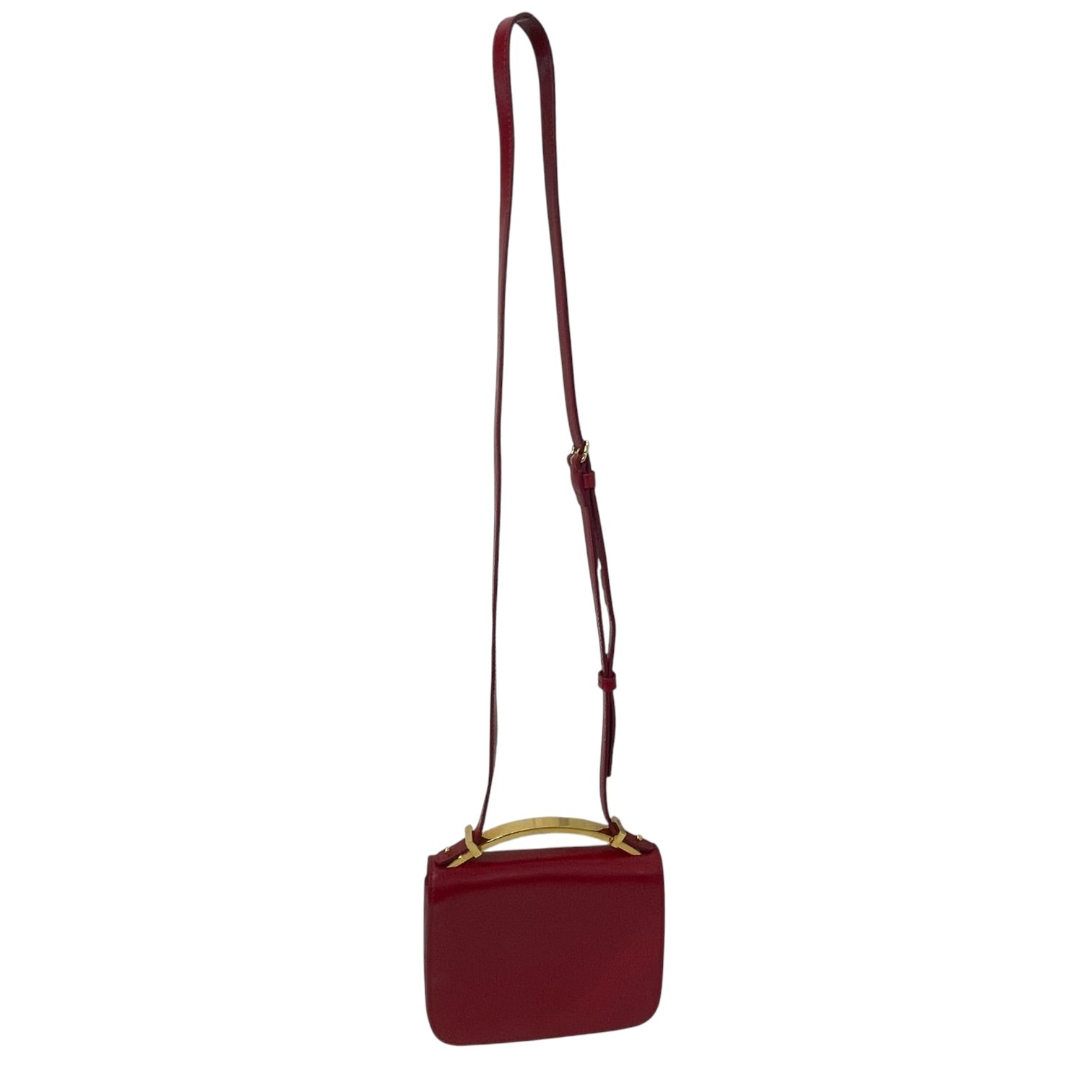 MARNI/Cross Body Bag/Leather/RED/gold hardware view 1