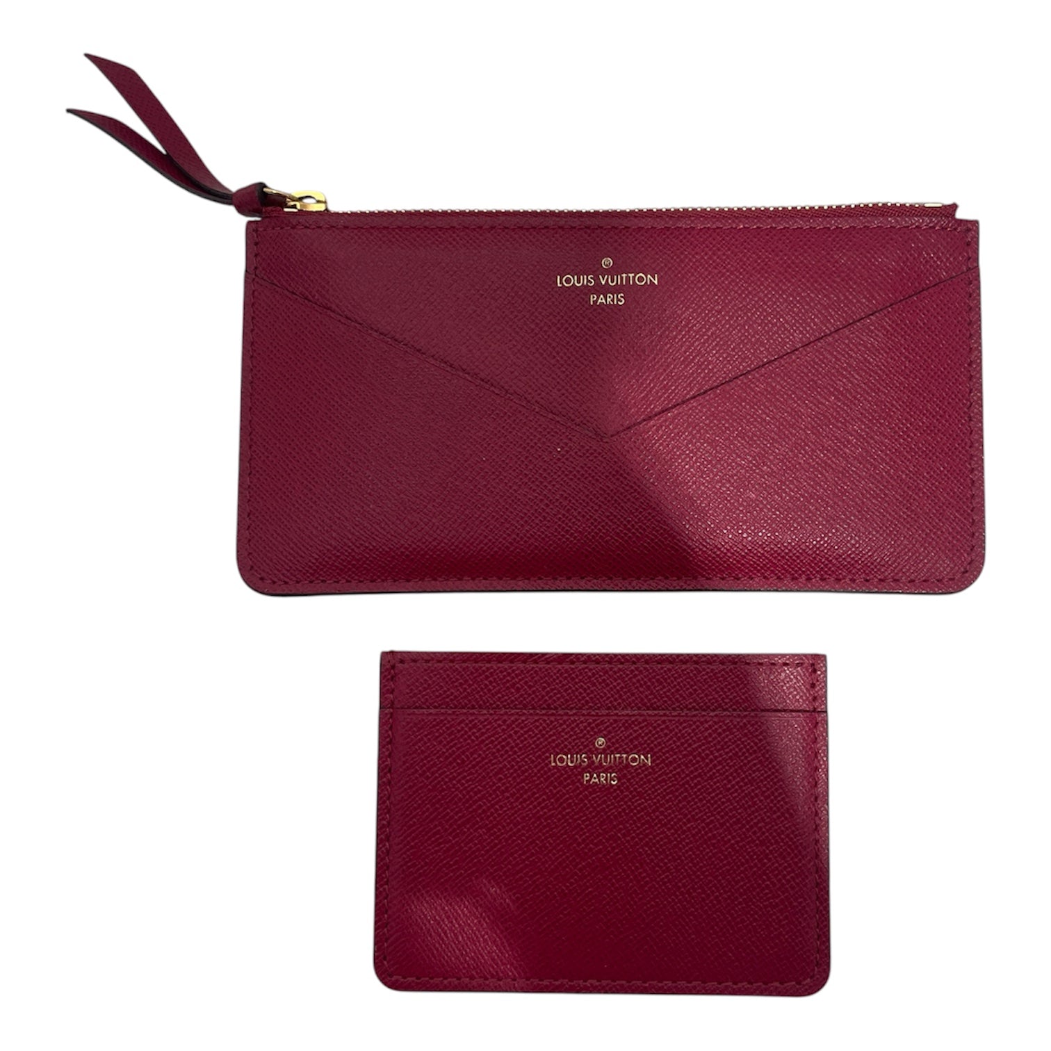LOUIS VUITTON/Long Wallet/Leather/BRD/calfskin jeanne view 1