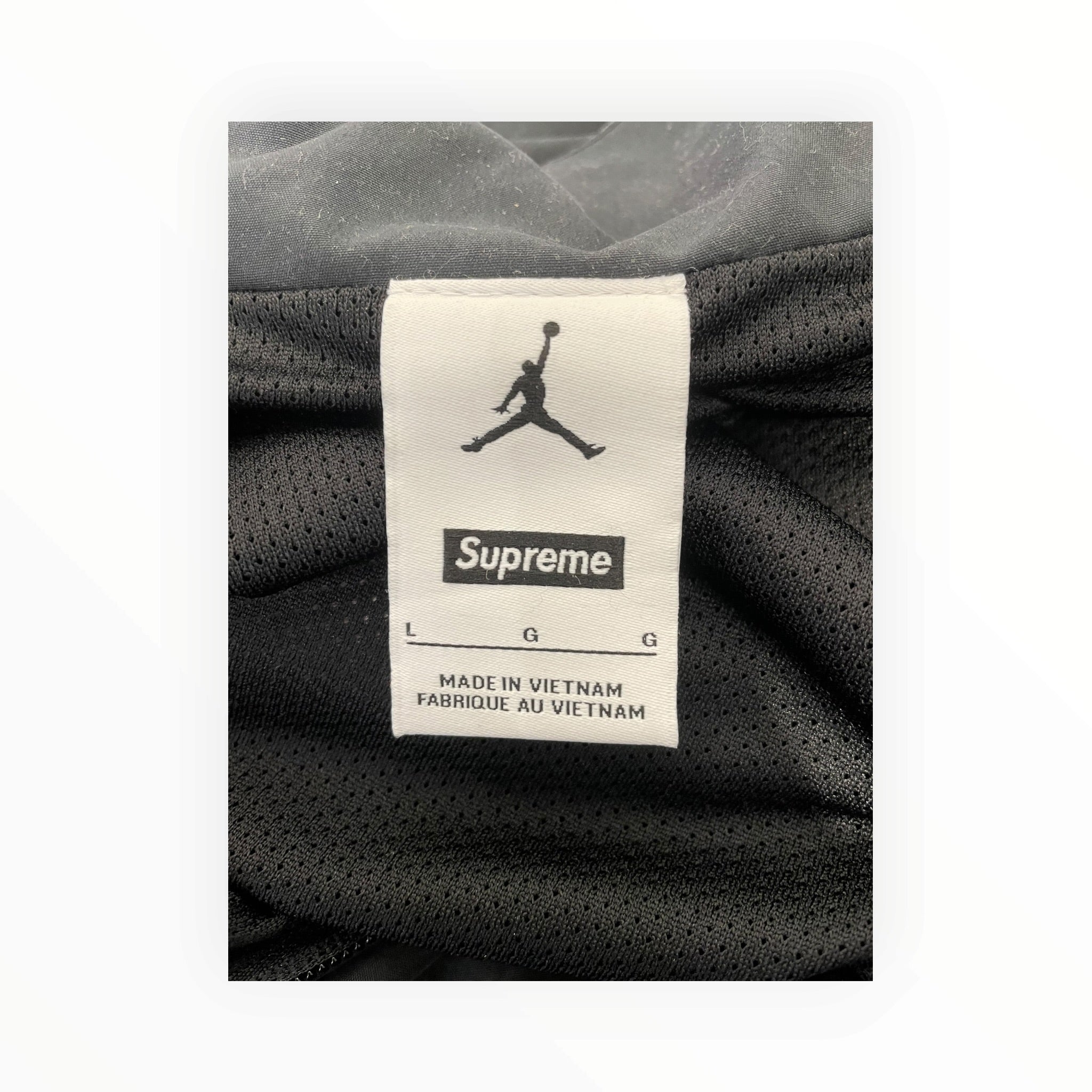 NIKE/Supreme/Jacket/L/Polyester/BLK/jordan supreme track jacket view 3