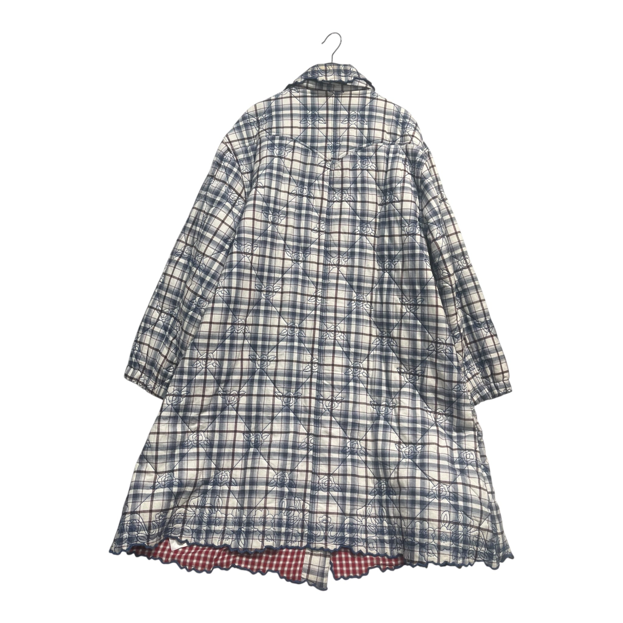 DAMSON MADDER/Jacket/Plaid/Cotton/WHT/blue brown plaid view 2