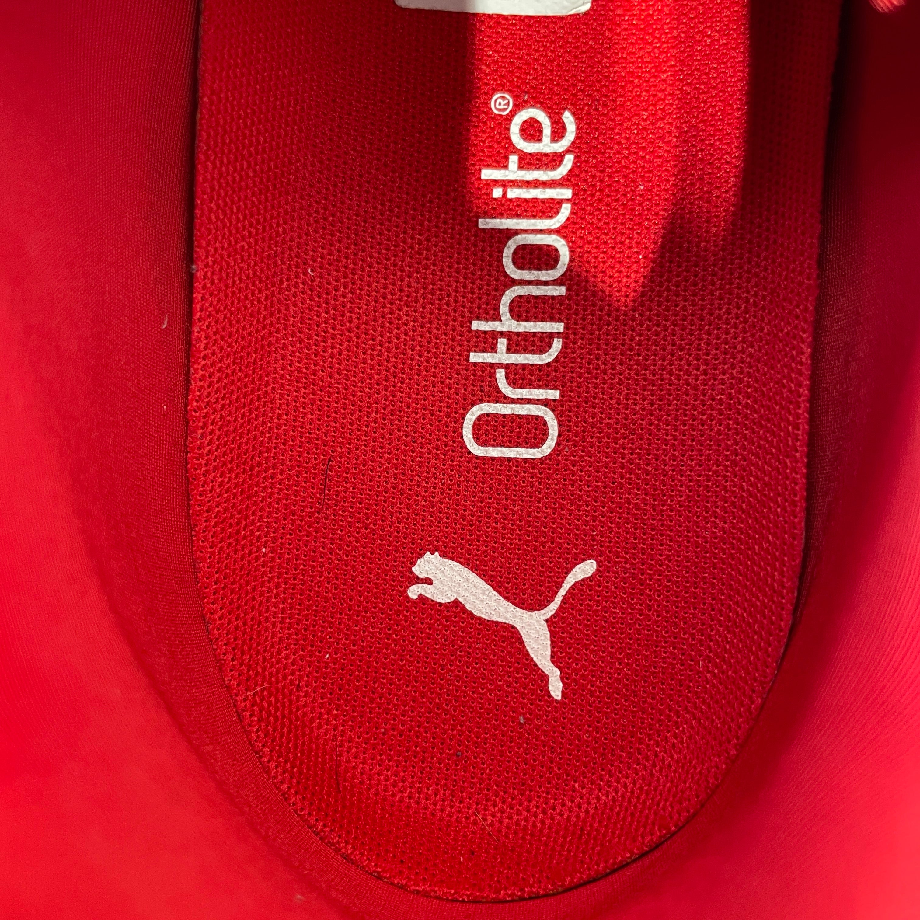 PUMA/Low-Sneakers/US 11/Suede/RED/speedcat og view 3