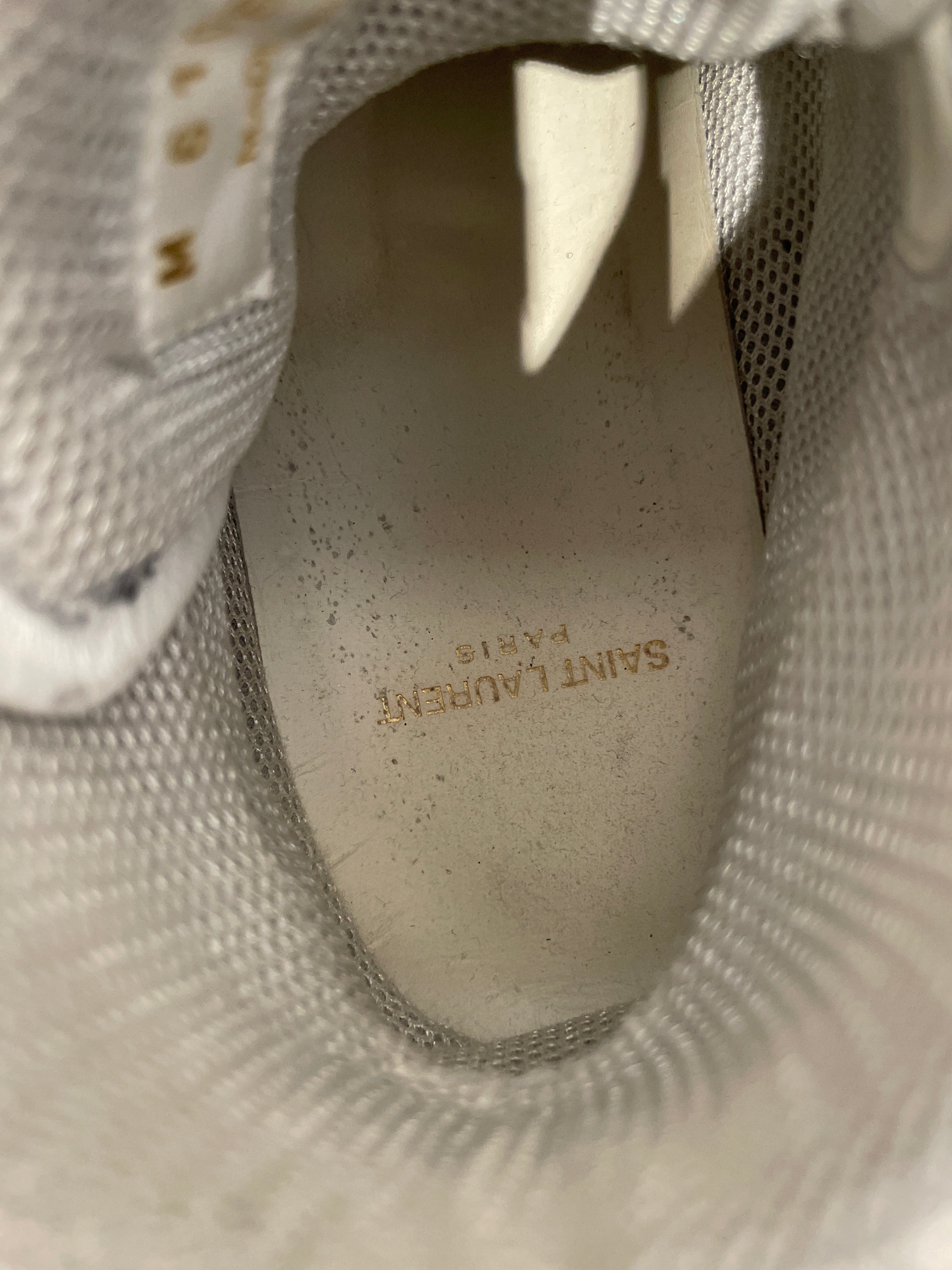 SAINT LAURENT/Hi-Sneakers/EU 41/Leather/WHT/SL24 view 3
