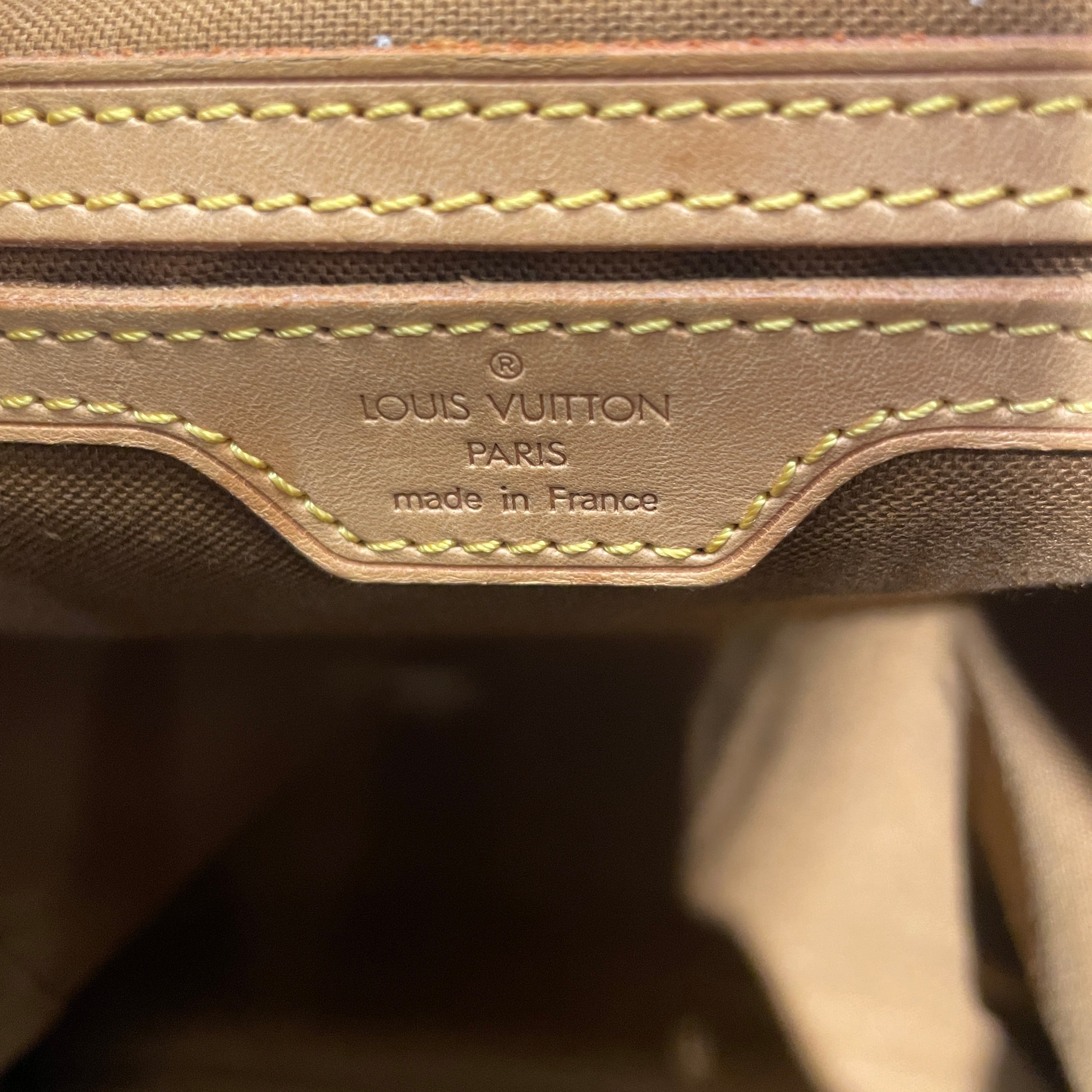 LOUIS VUITTON/Backpack/Monogram/Leather/BRW/Montsouris GM view 7