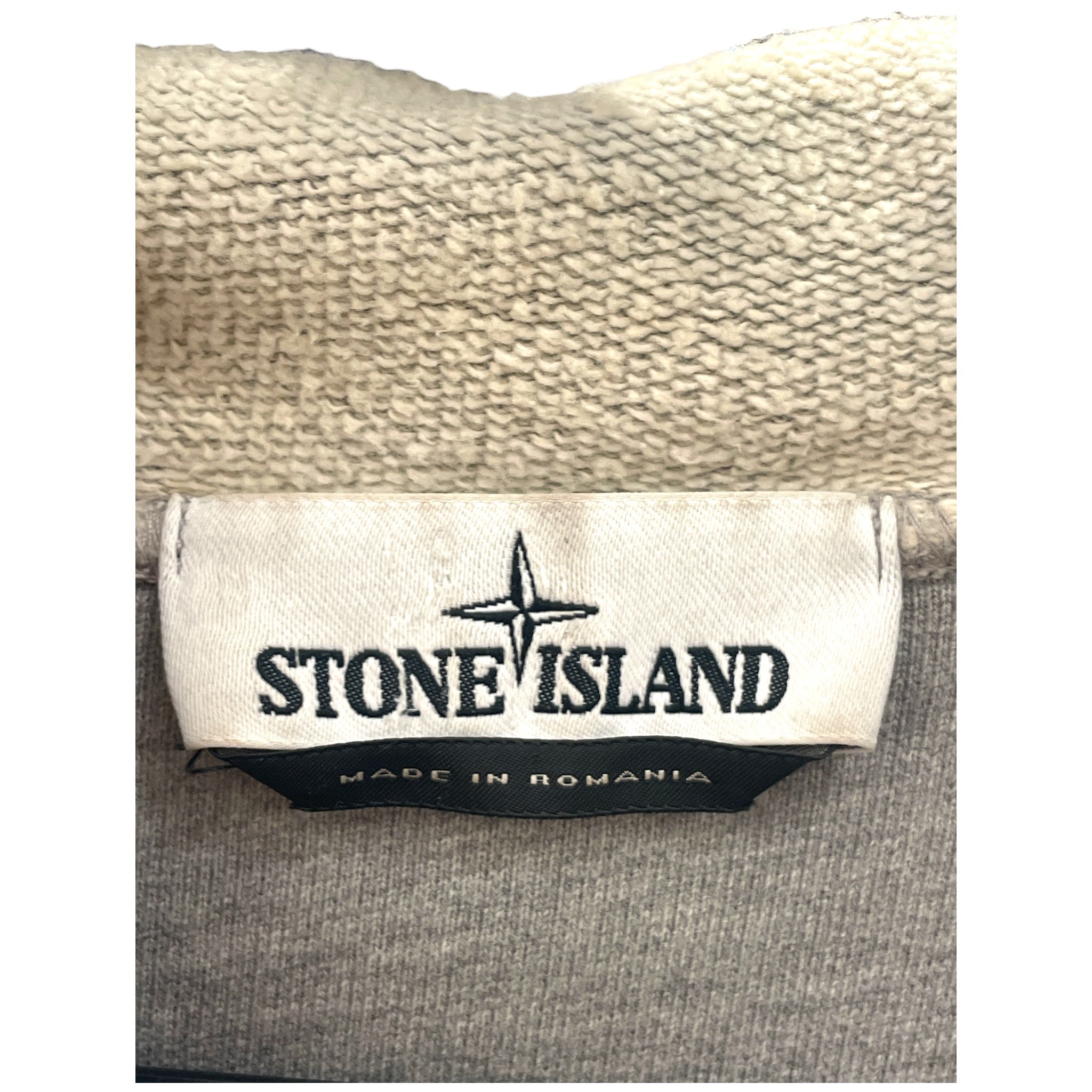 STONE ISLAND/Hoodie/L/Cotton/GRY/GRAY STONE ISLAND PACTH HOODIE view 3